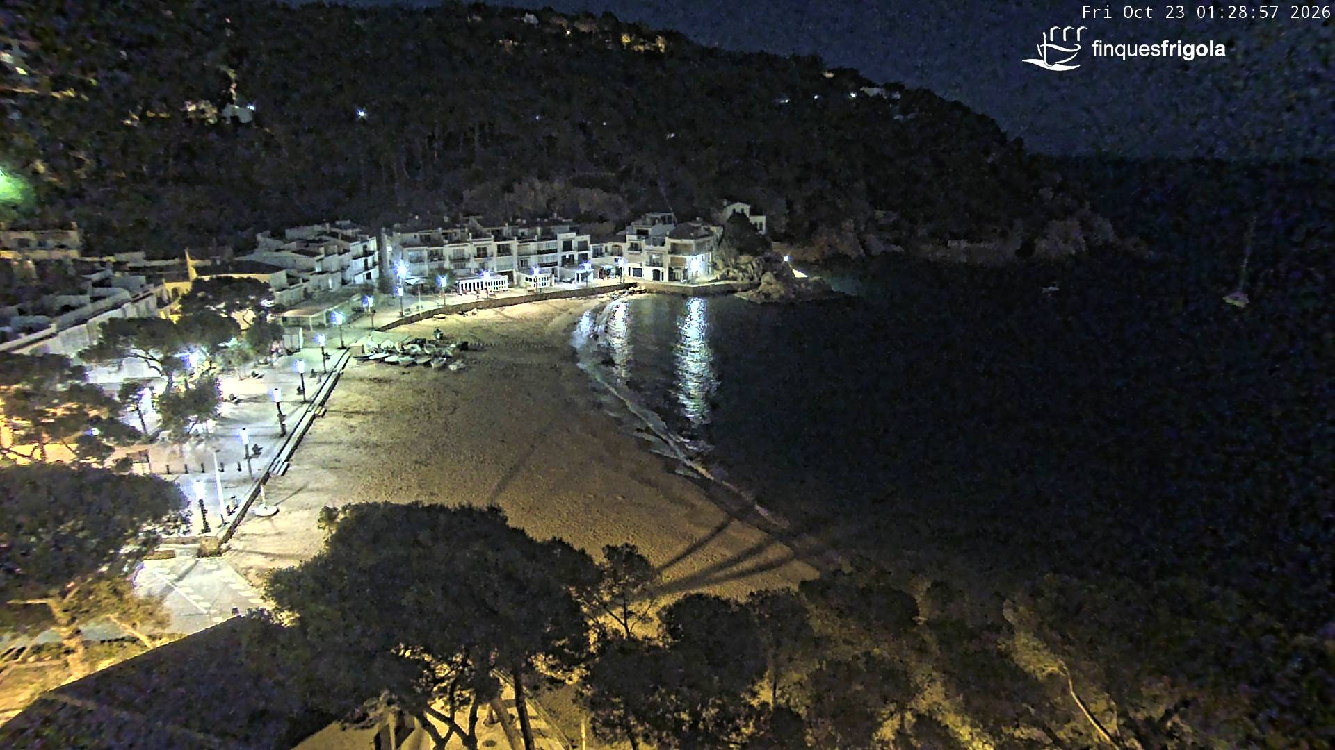 Webcam de Tamariu playa