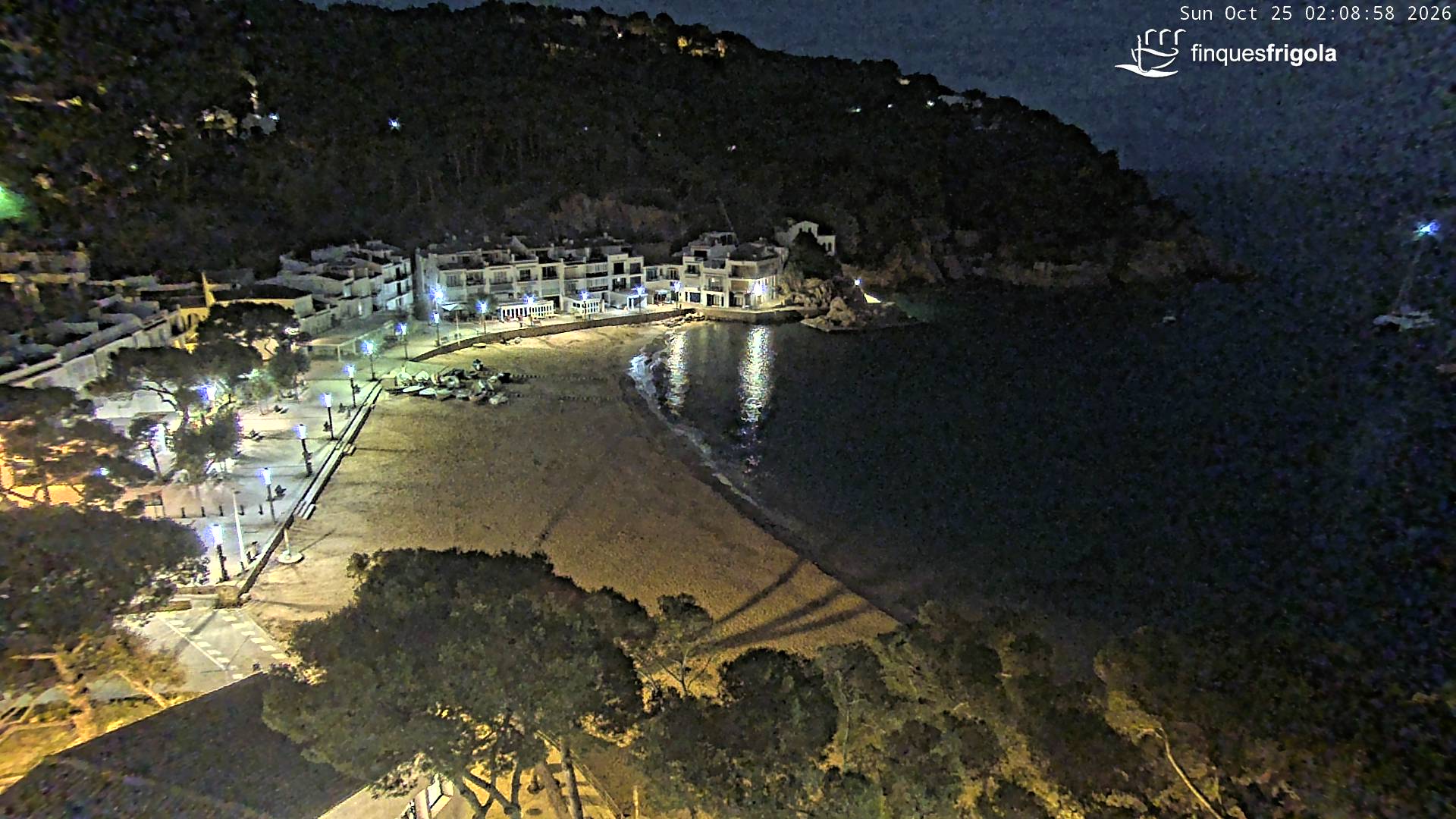 Webcam de Tamariu playa