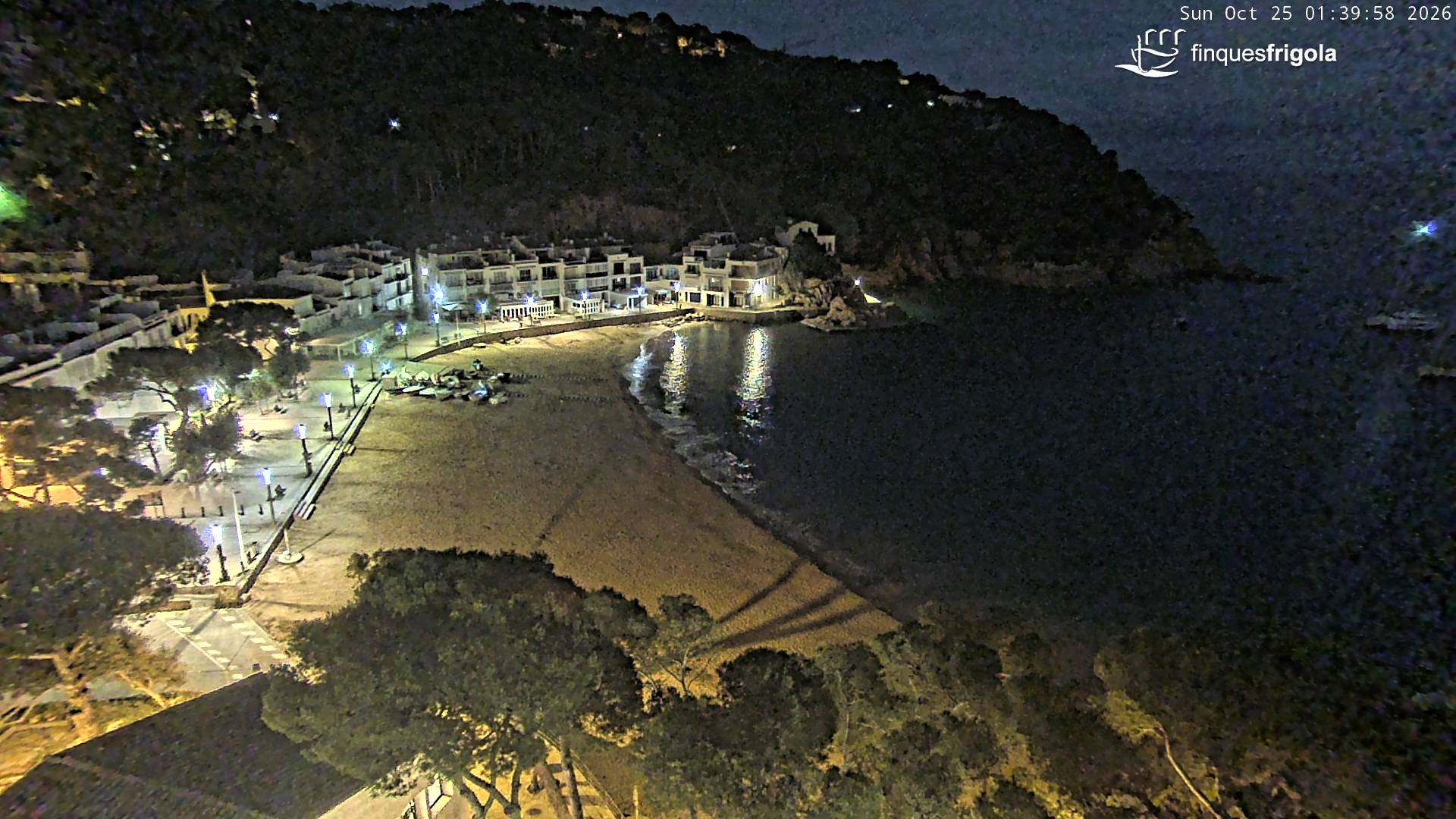 Webcam de Tamariu playa