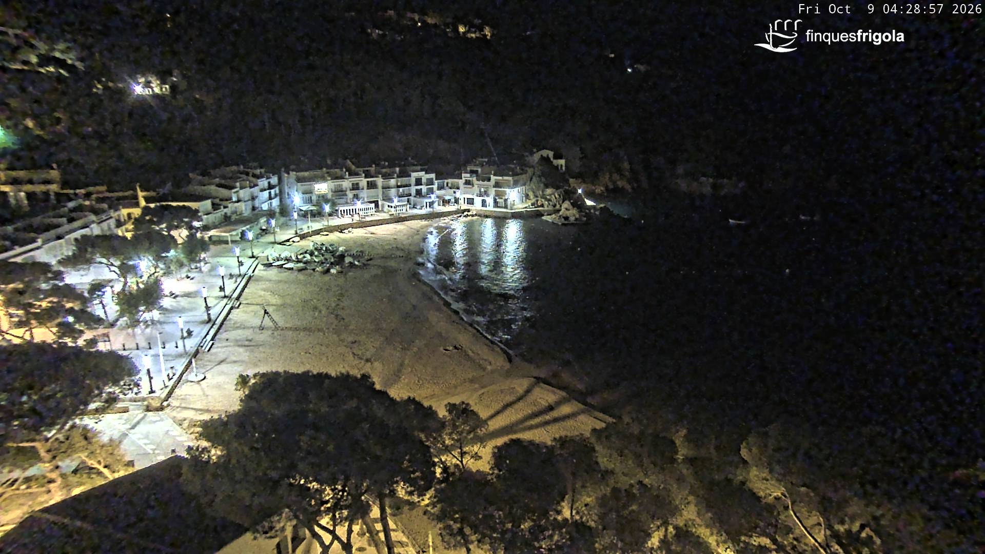 Webcam de Tamariu playa
