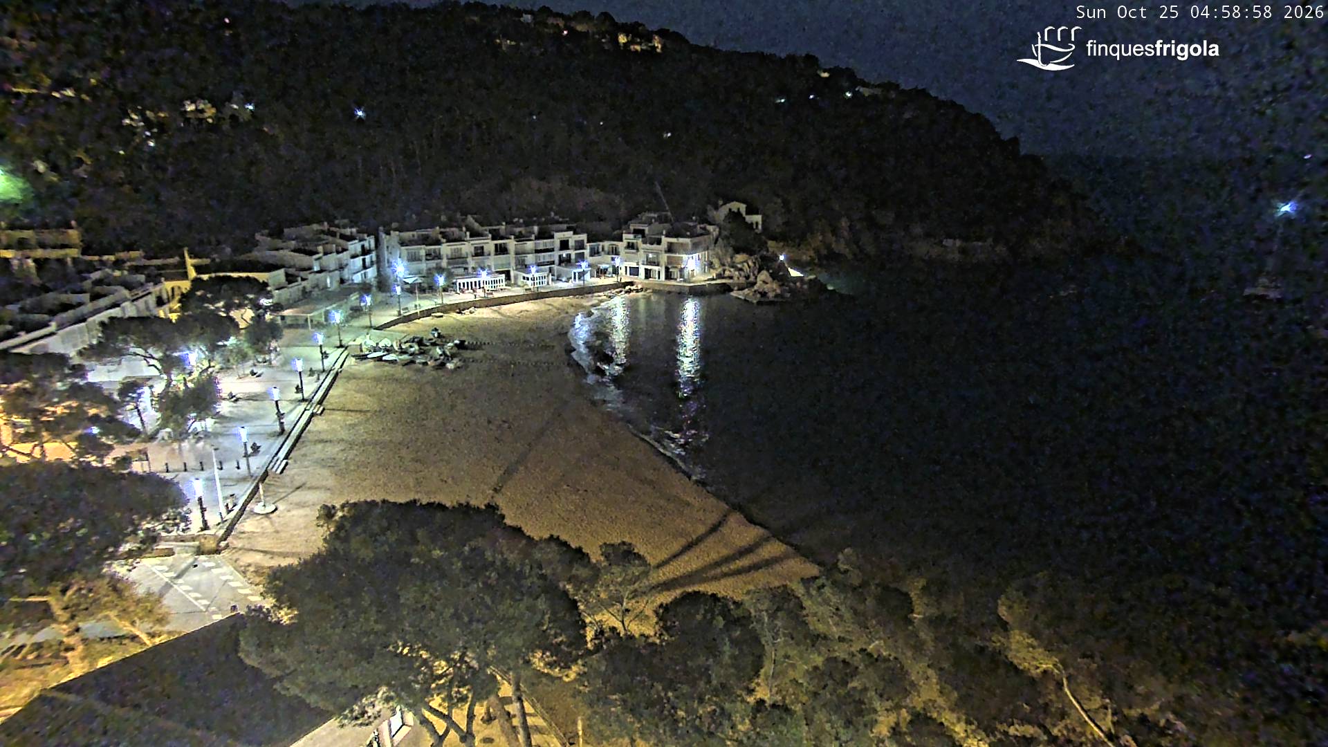 Webcam de Tamariu playa