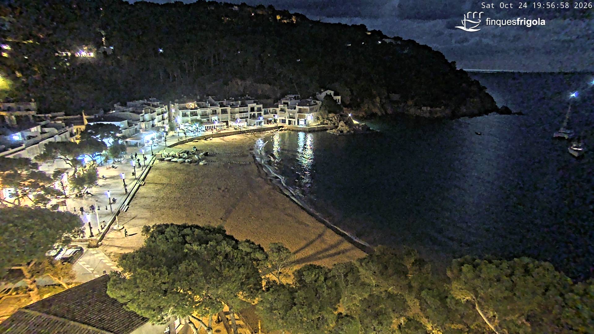 Webcam de Tamariu playa