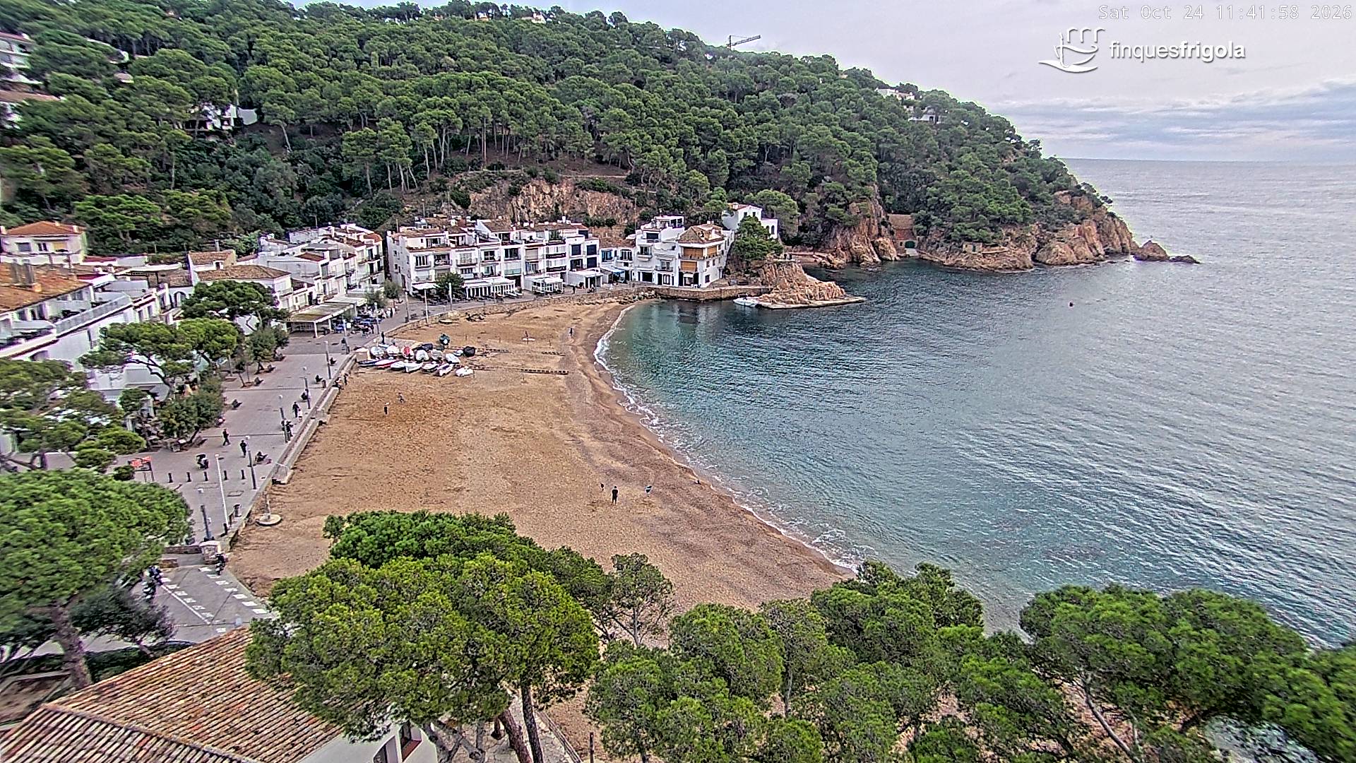 Webcam de Tamariu playa