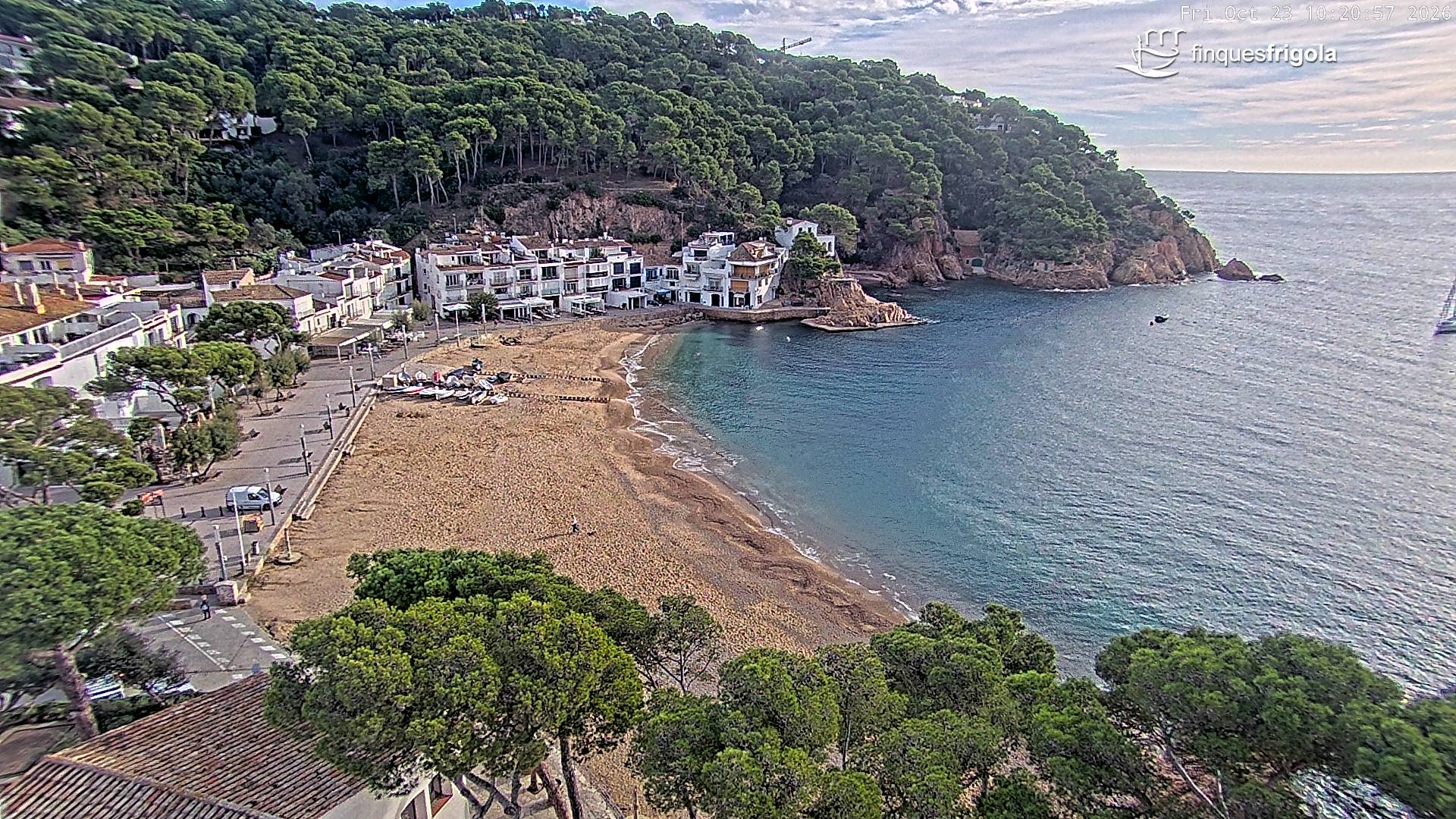 Webcam de Tamariu playa