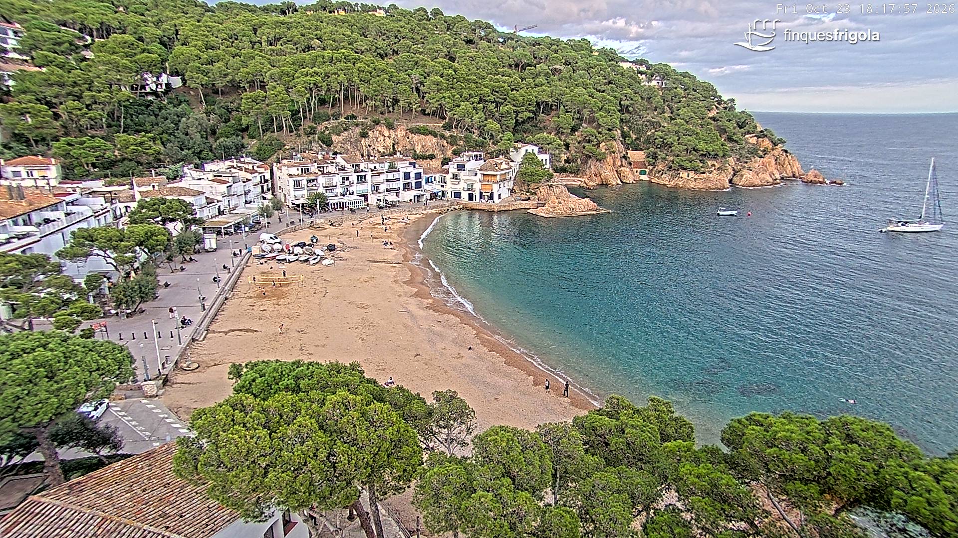 Webcam de Tamariu playa