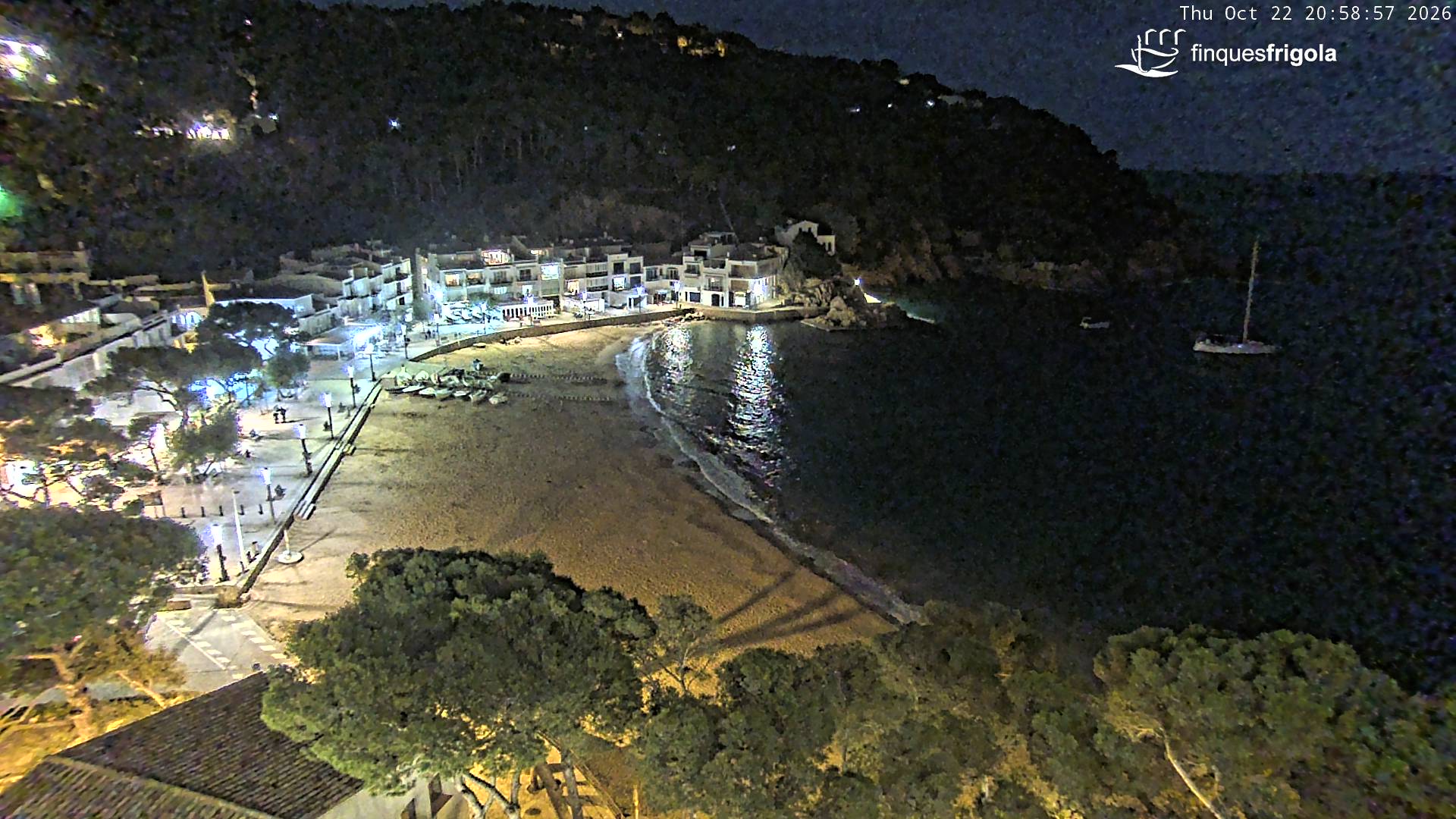 Webcam de Tamariu playa