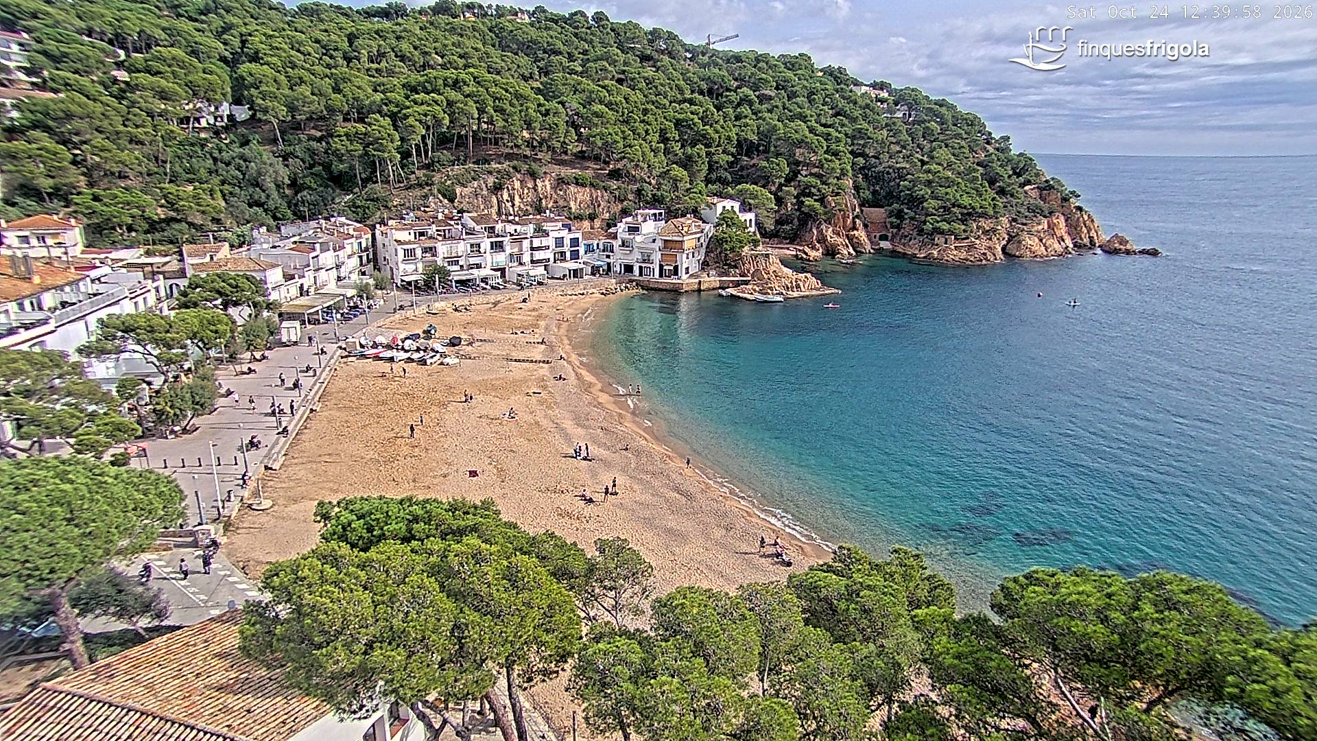 Webcam de Tamariu playa