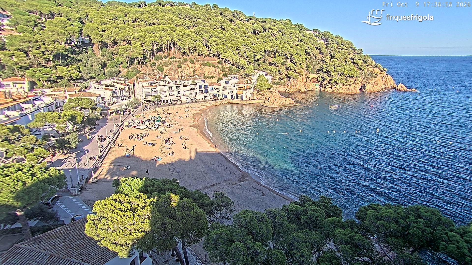 Webcam de Tamariu playa