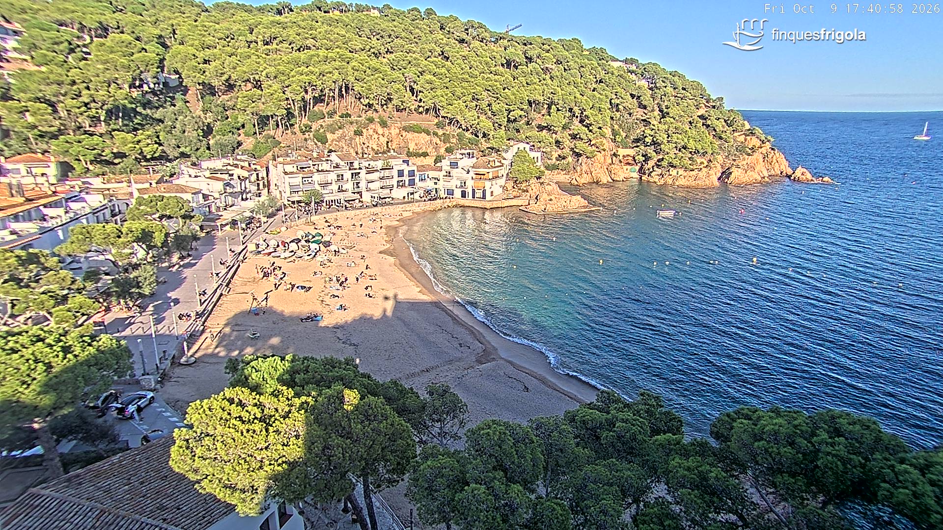 Webcam de Tamariu playa