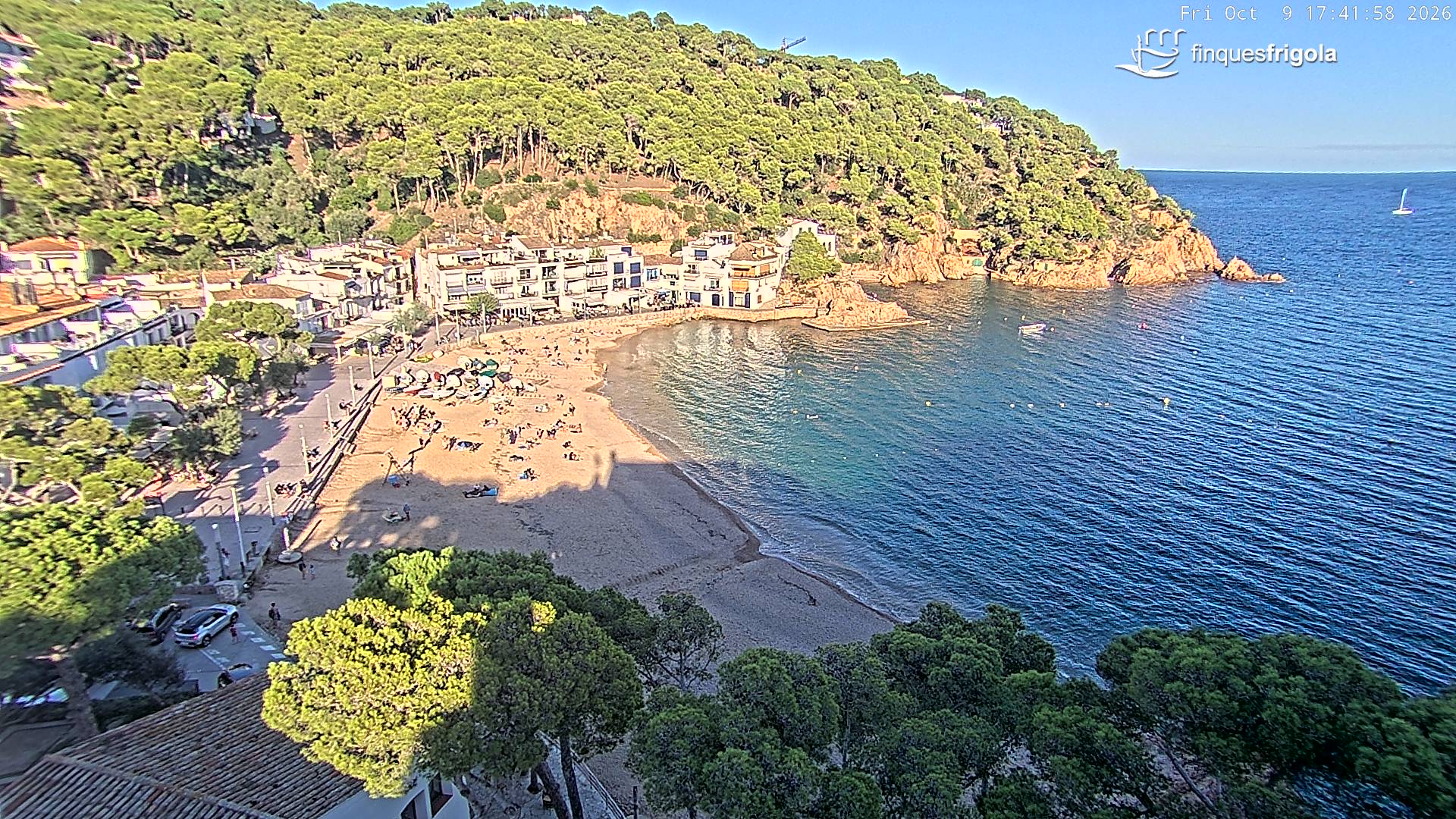 Webcam de Tamariu playa