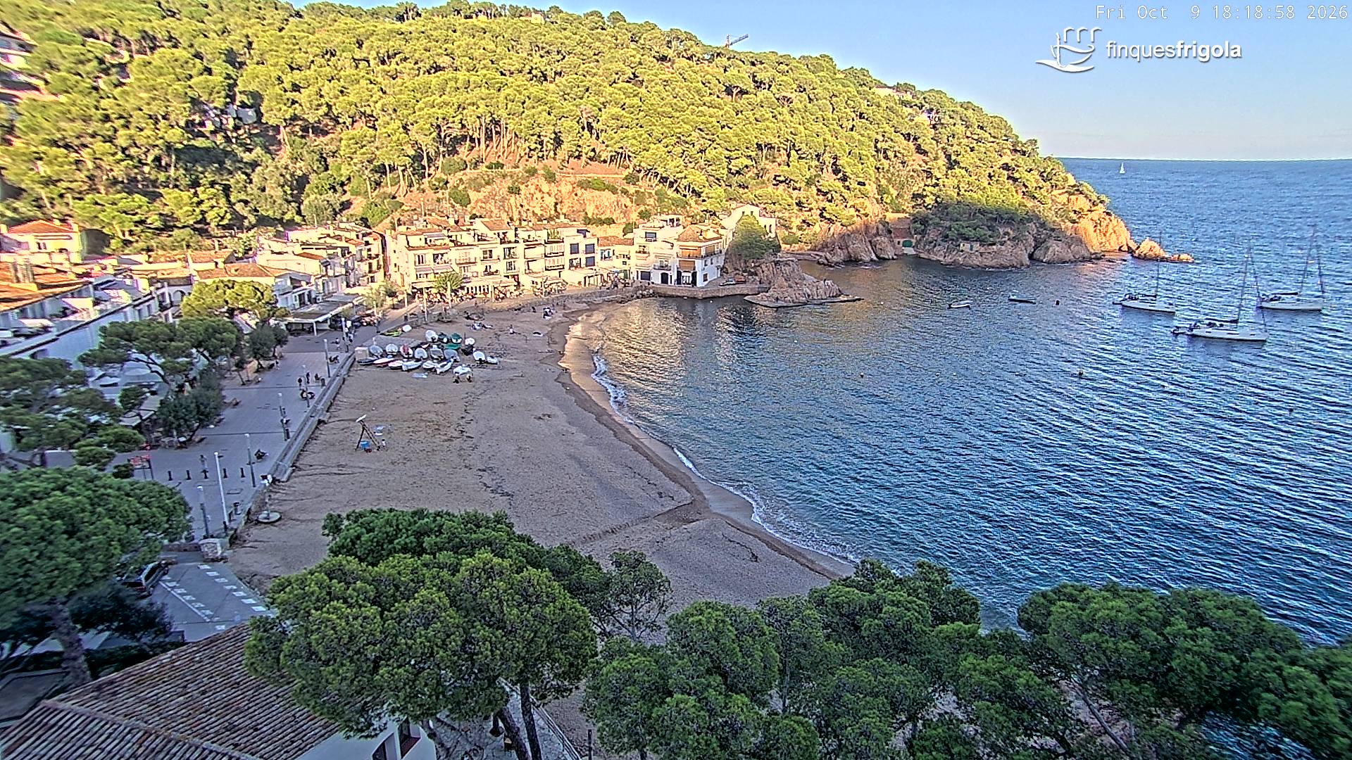 Webcam de Tamariu playa