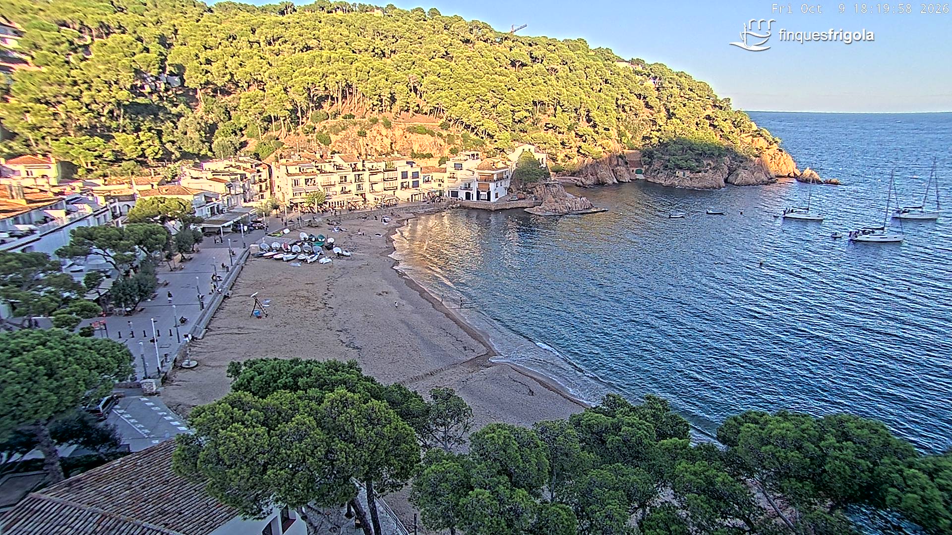 Webcam de Tamariu playa