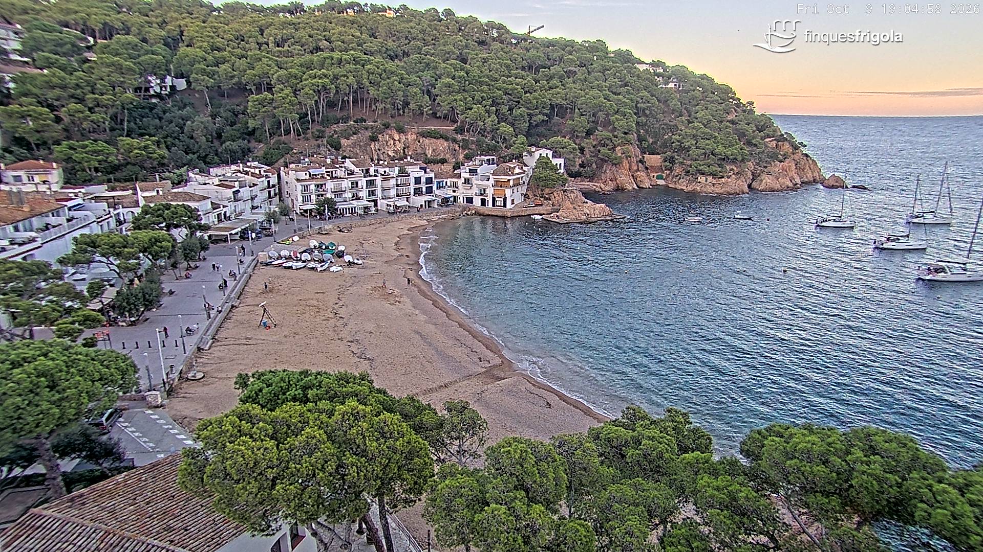 Webcam de Tamariu playa