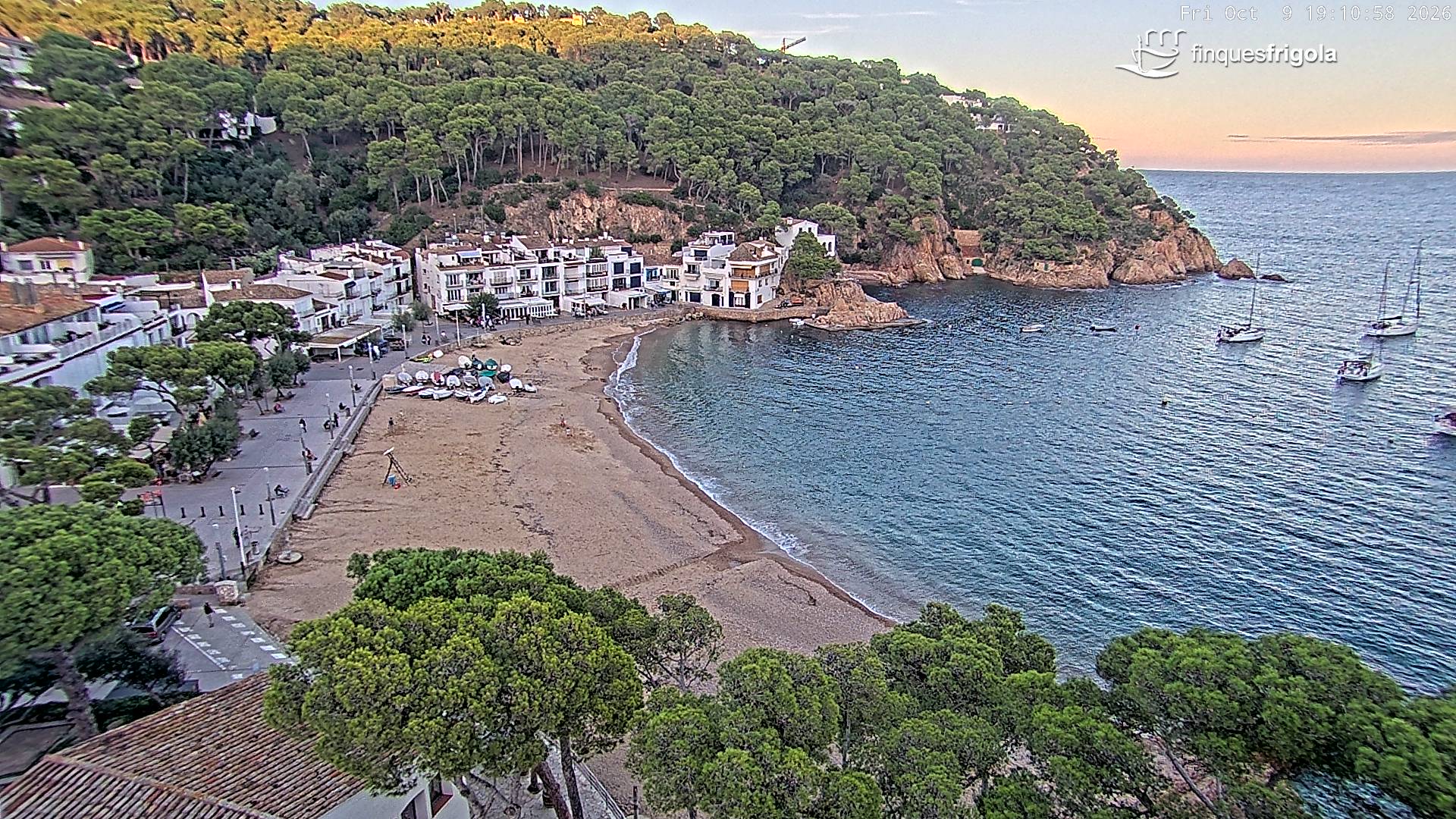 Webcam de Tamariu playa