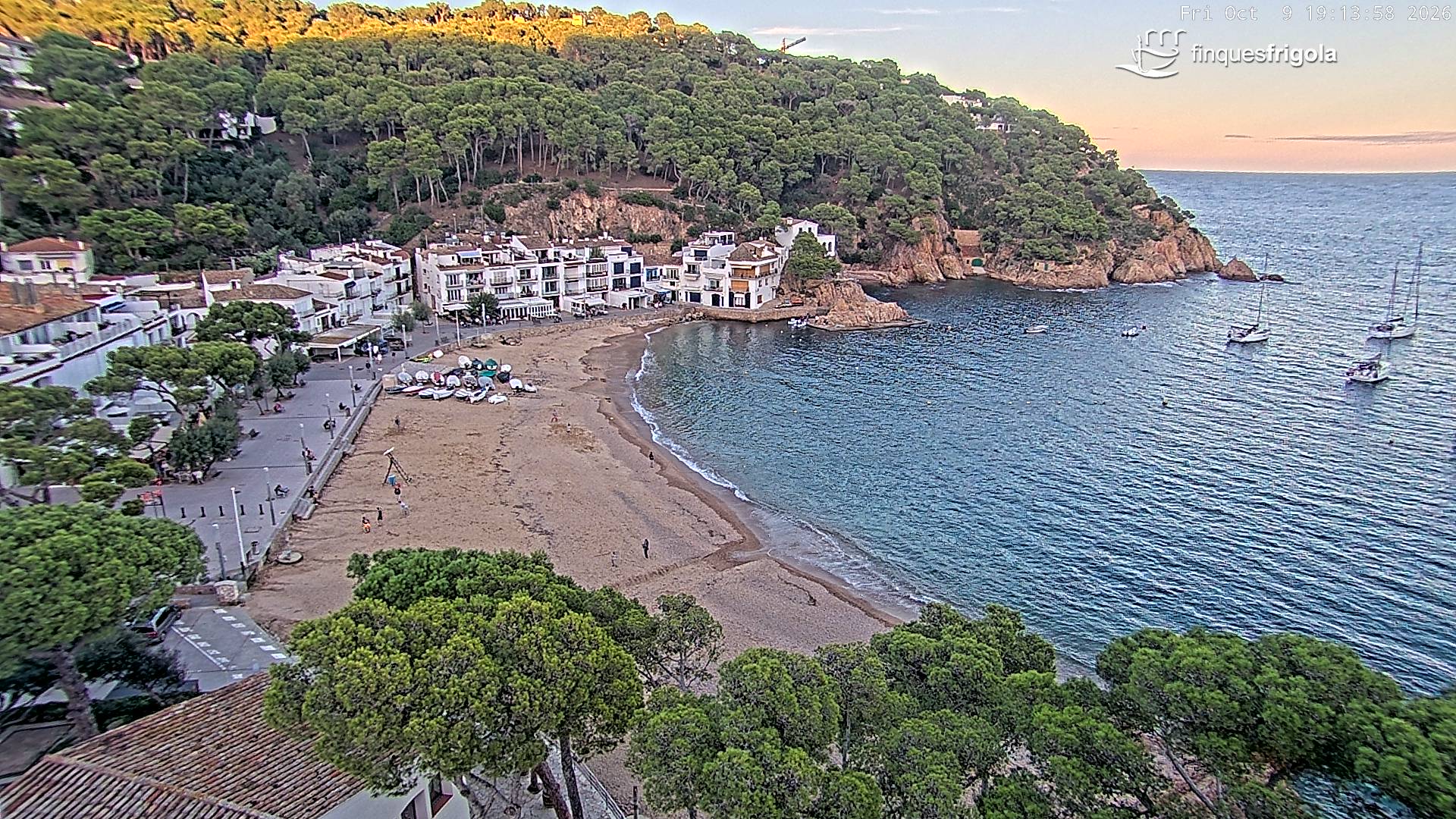 Webcam de Tamariu playa