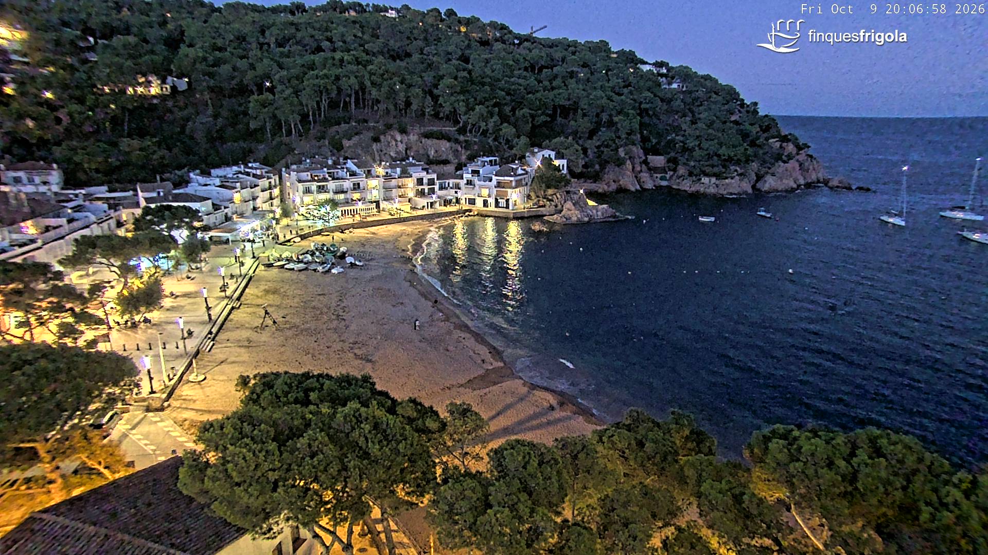 Webcam de Tamariu playa