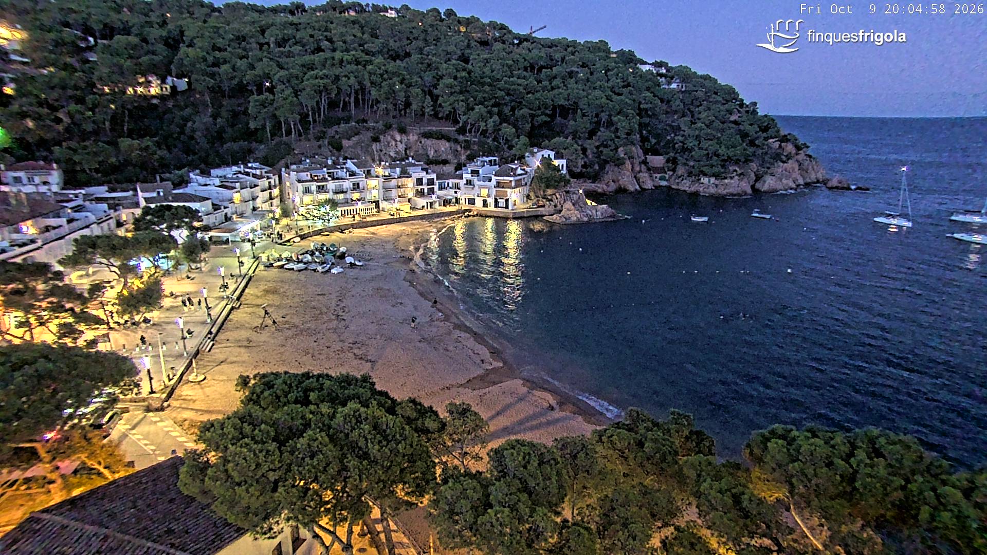 Webcam de Tamariu playa