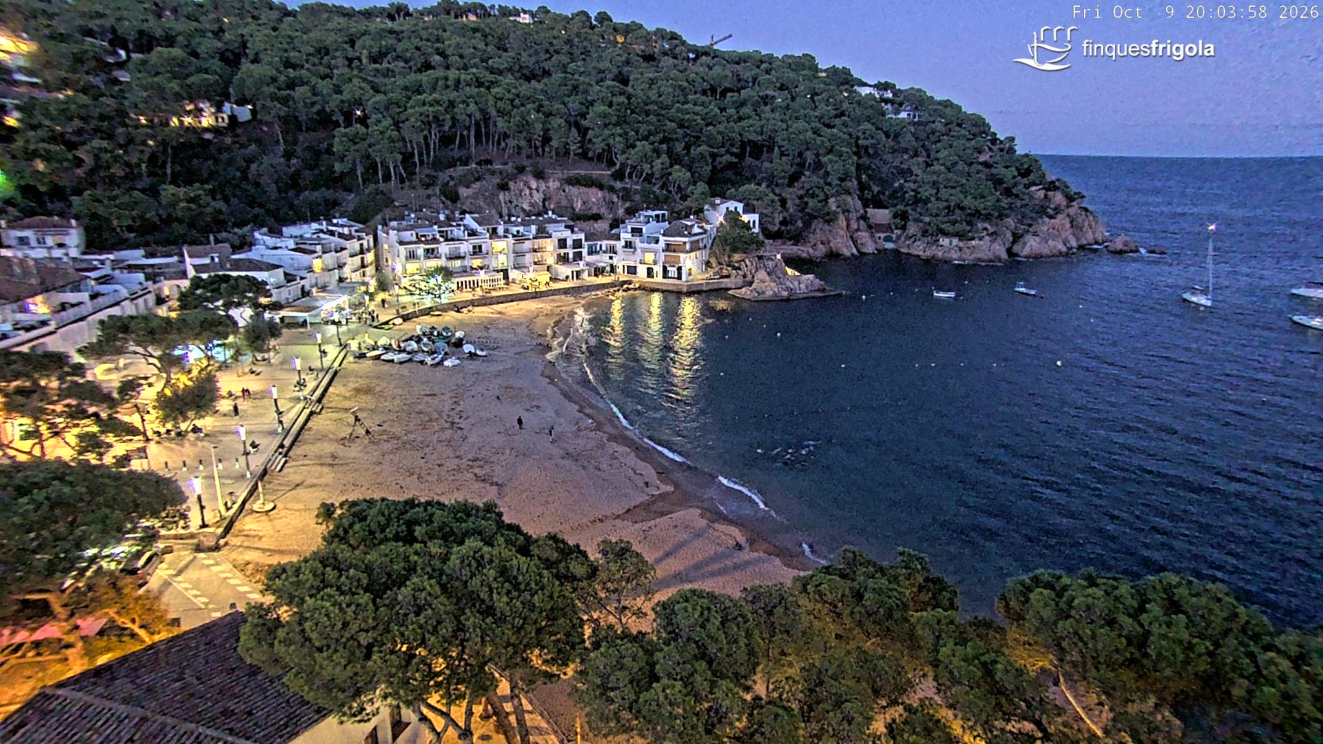 Webcam de Tamariu playa