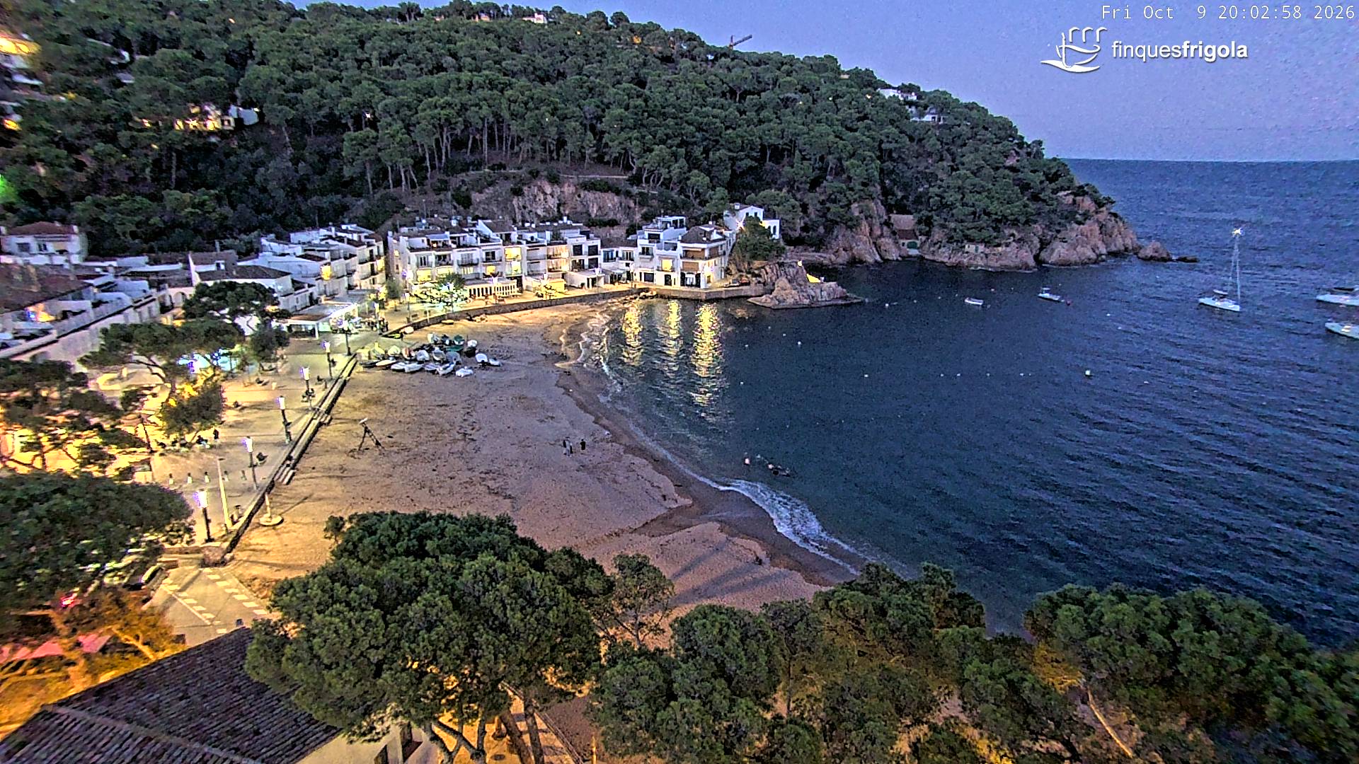 Webcam de Tamariu playa