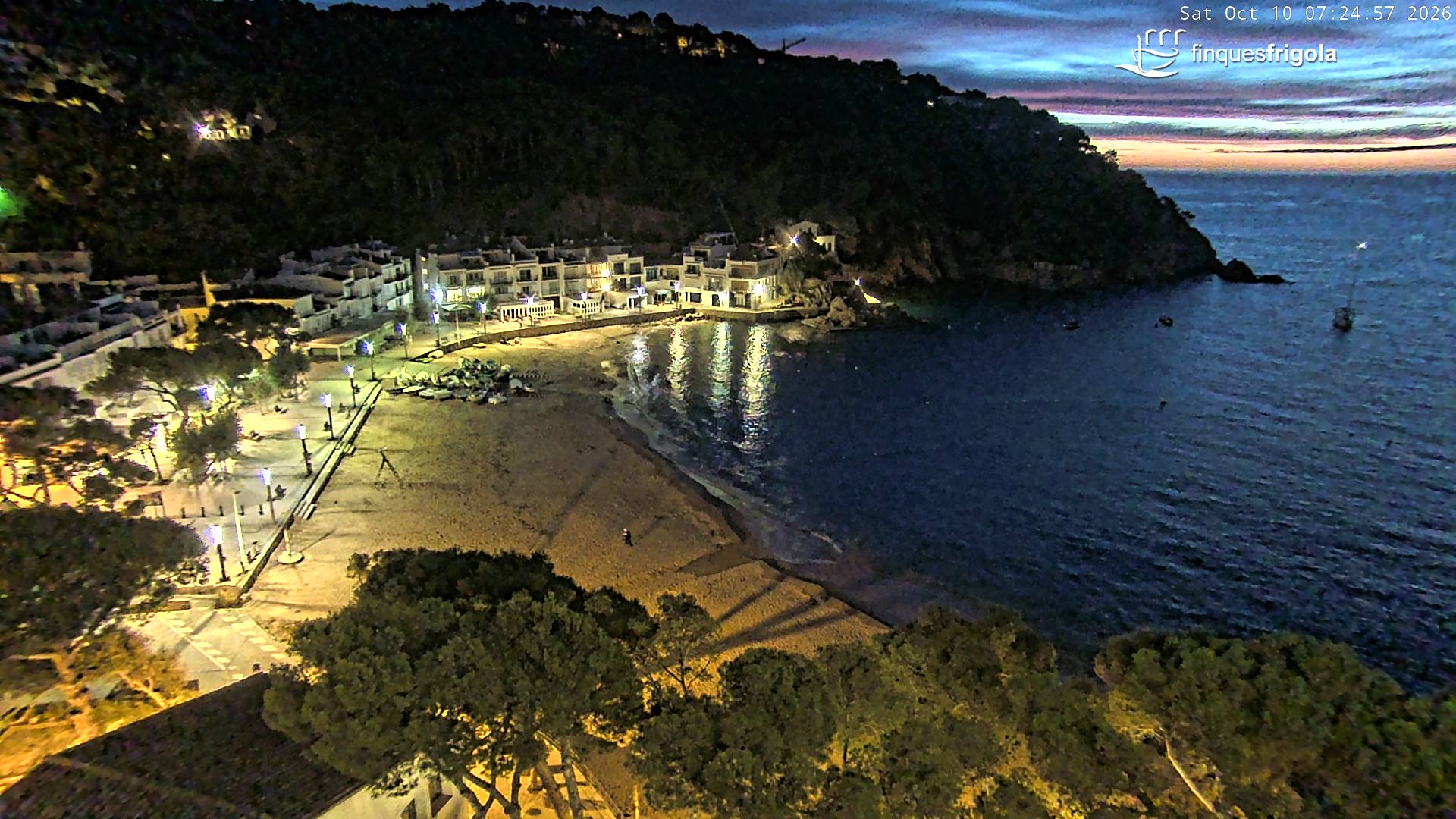 Webcam de Tamariu playa