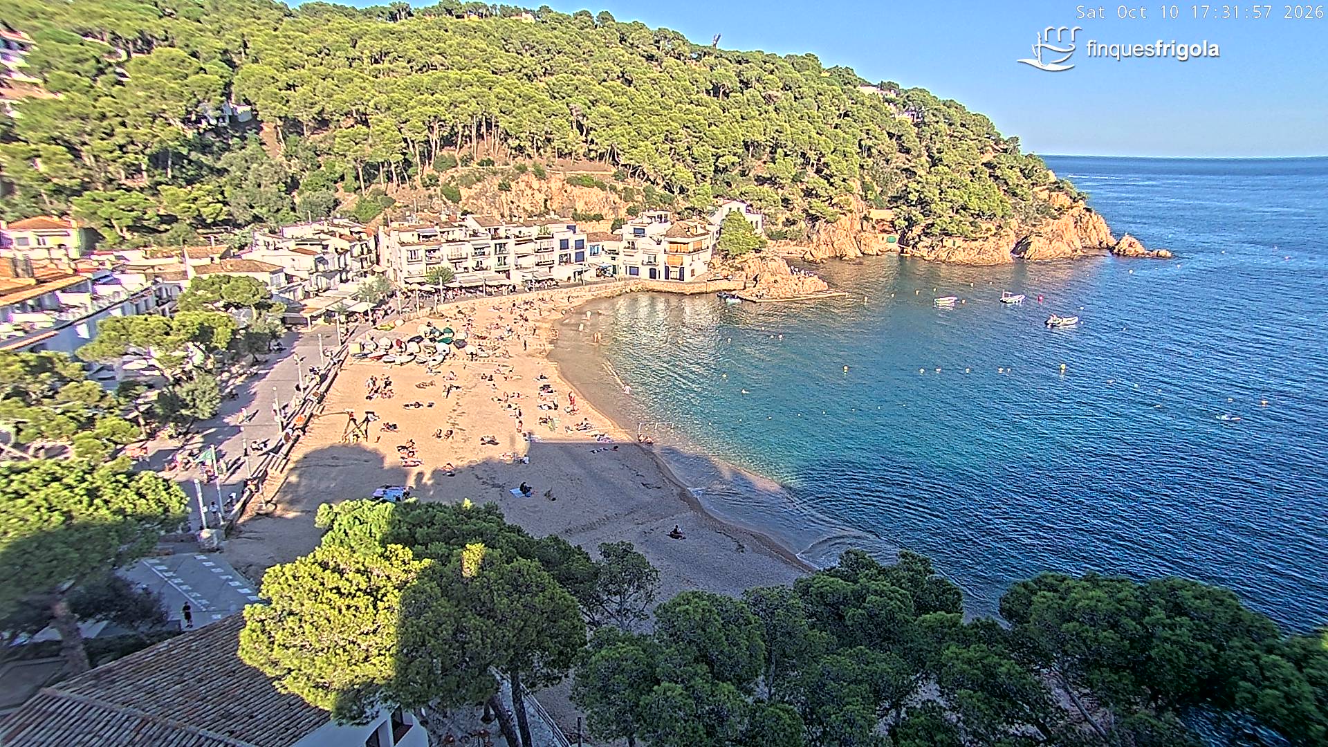 Webcam de Tamariu playa