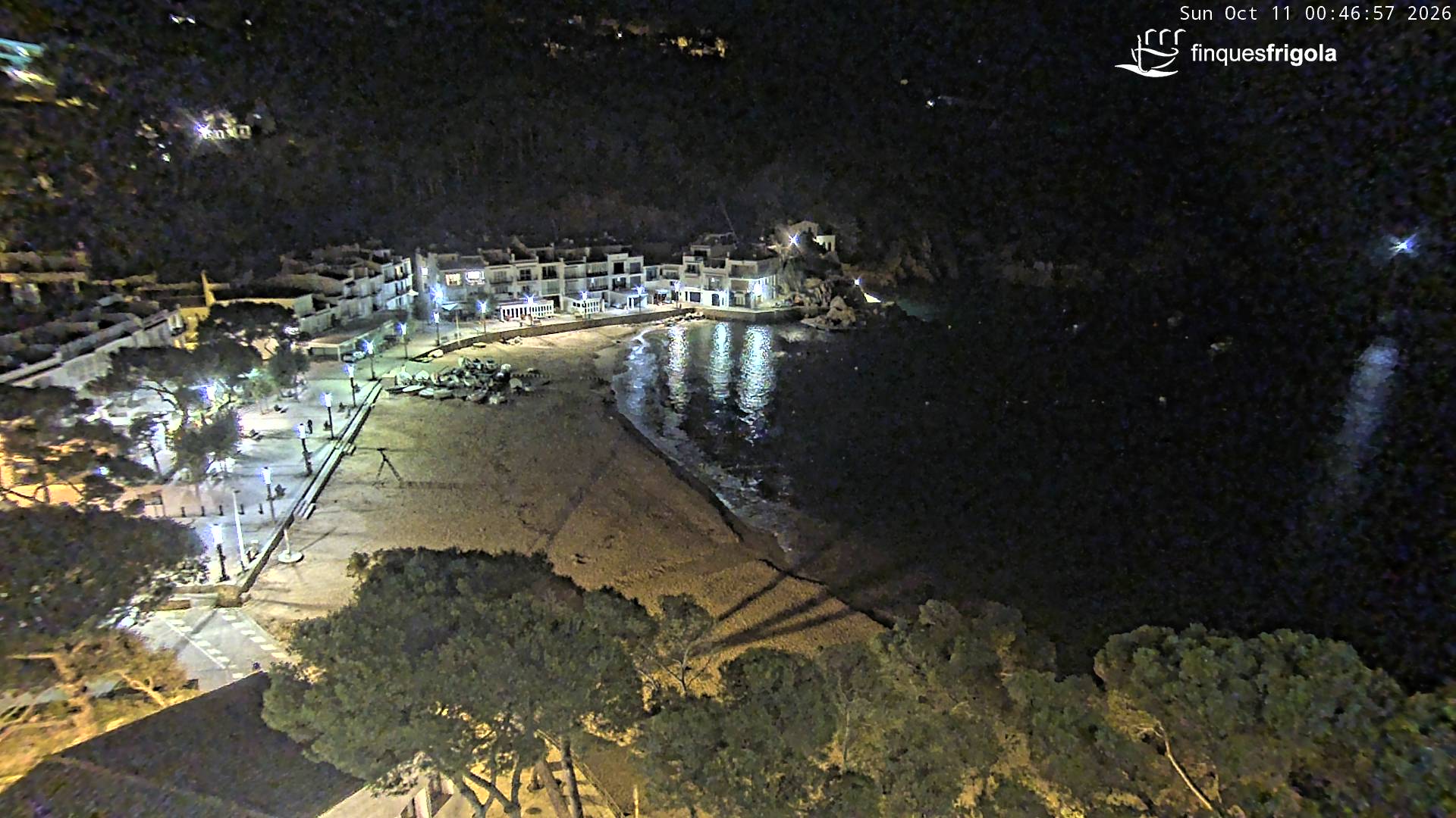Webcam de Tamariu playa