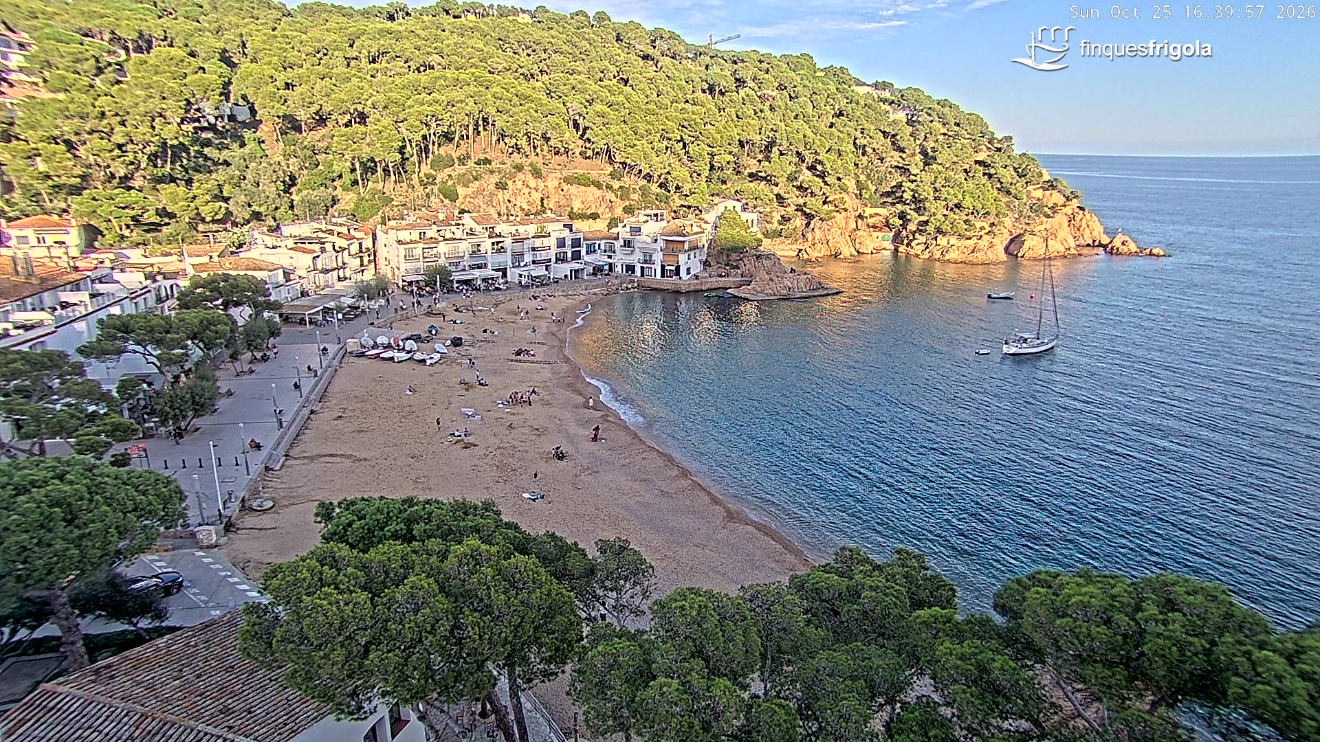 Webcam de Tamariu playa