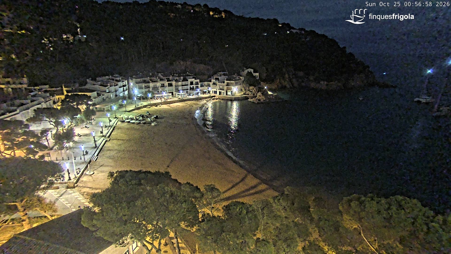 Webcam de Tamariu playa