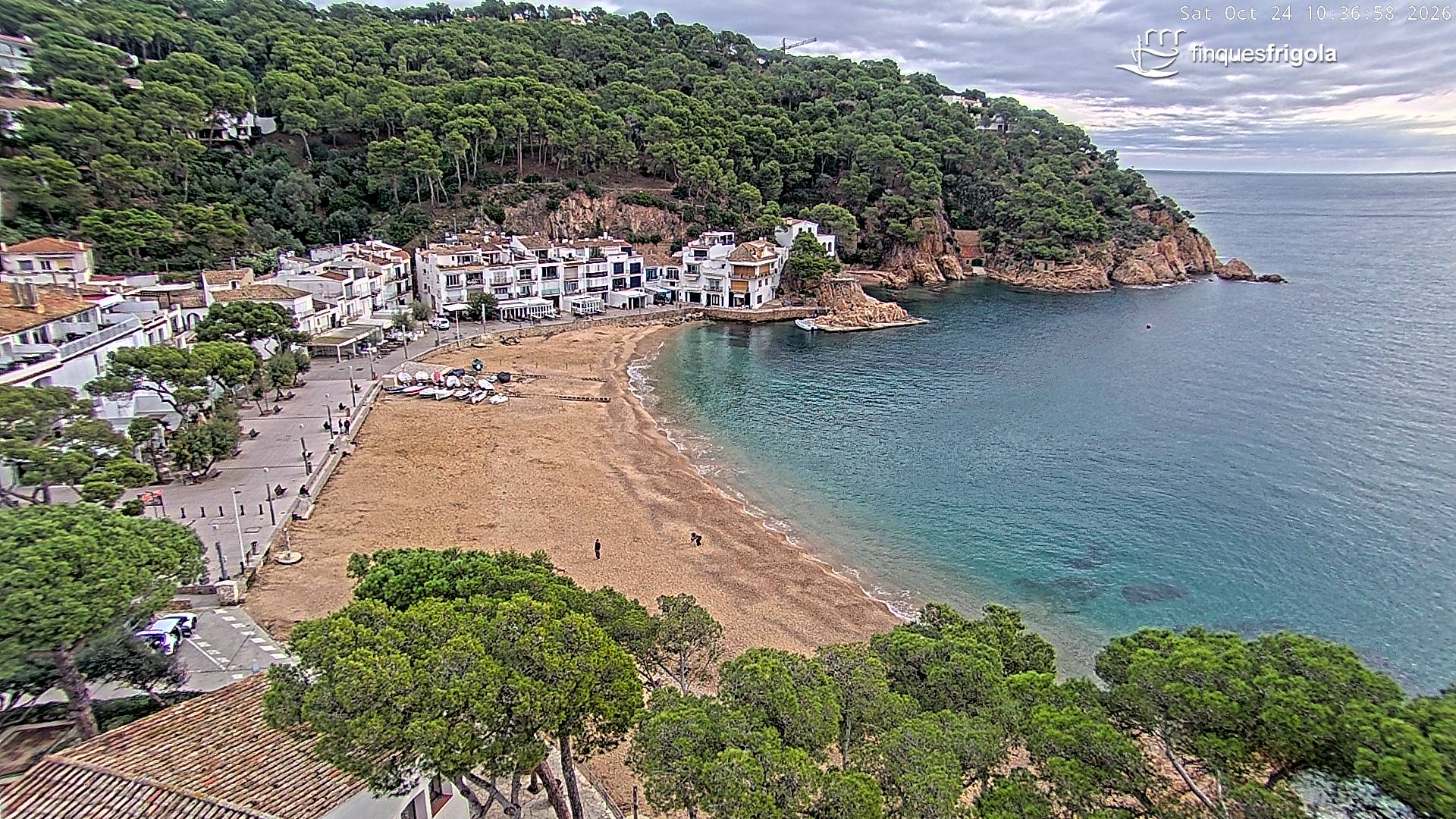 Webcam de Tamariu playa