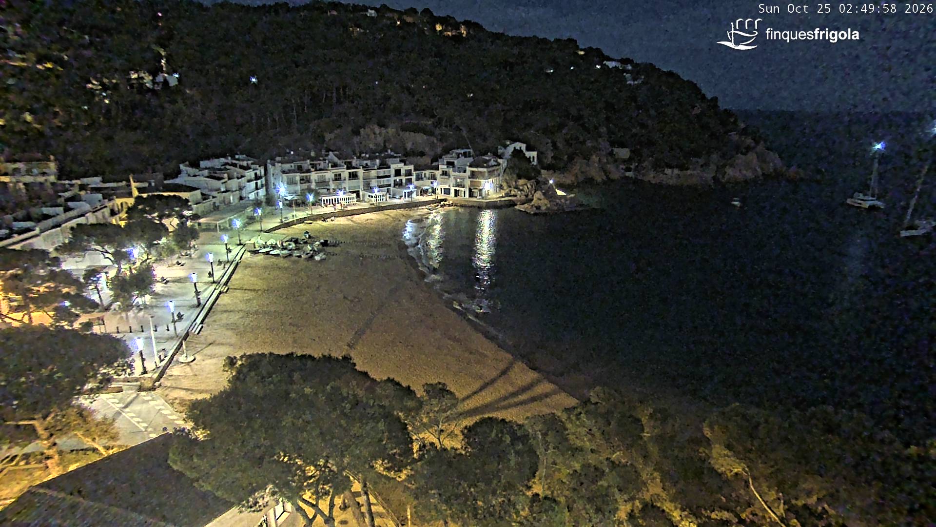 Webcam de Tamariu playa