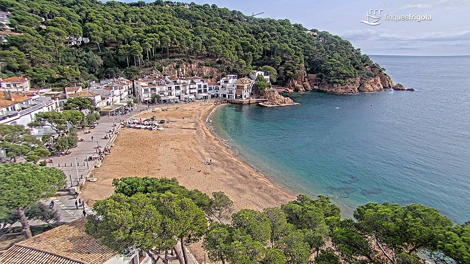 Webcam de Tamariu playa