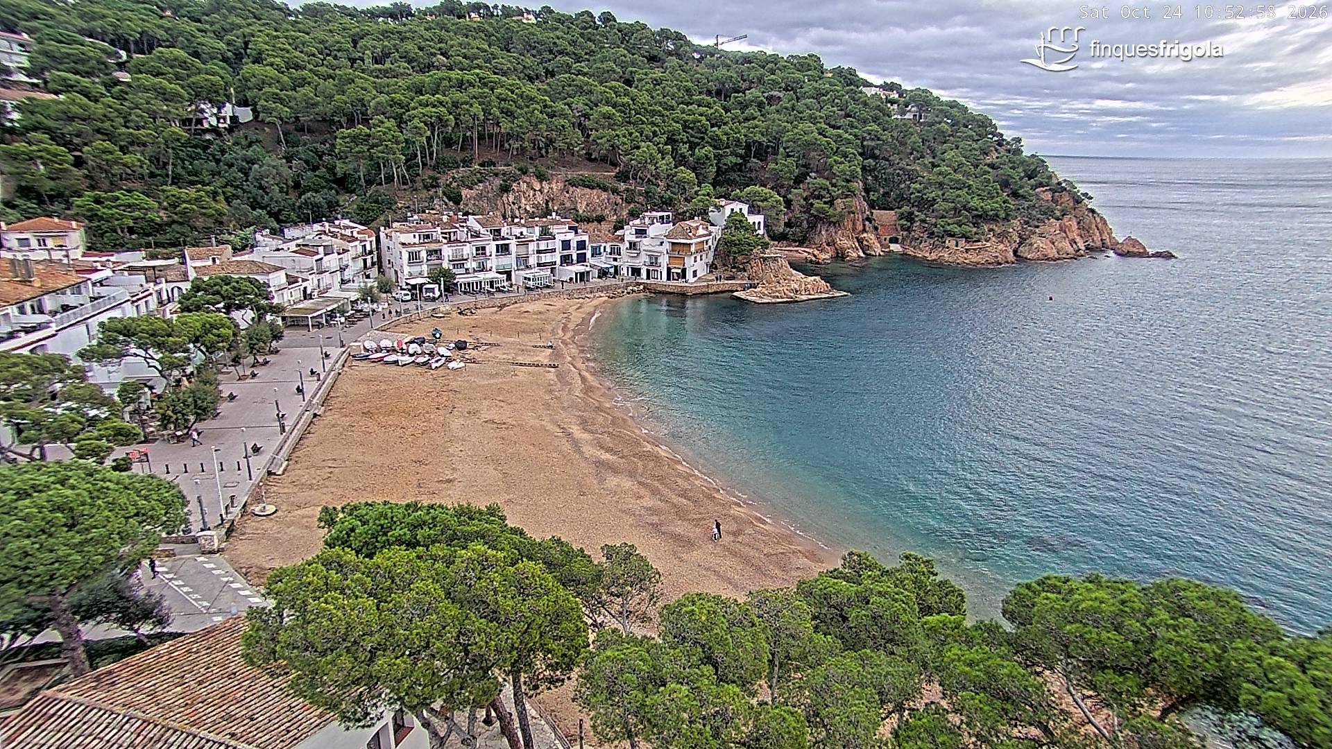 Webcam de Tamariu playa
