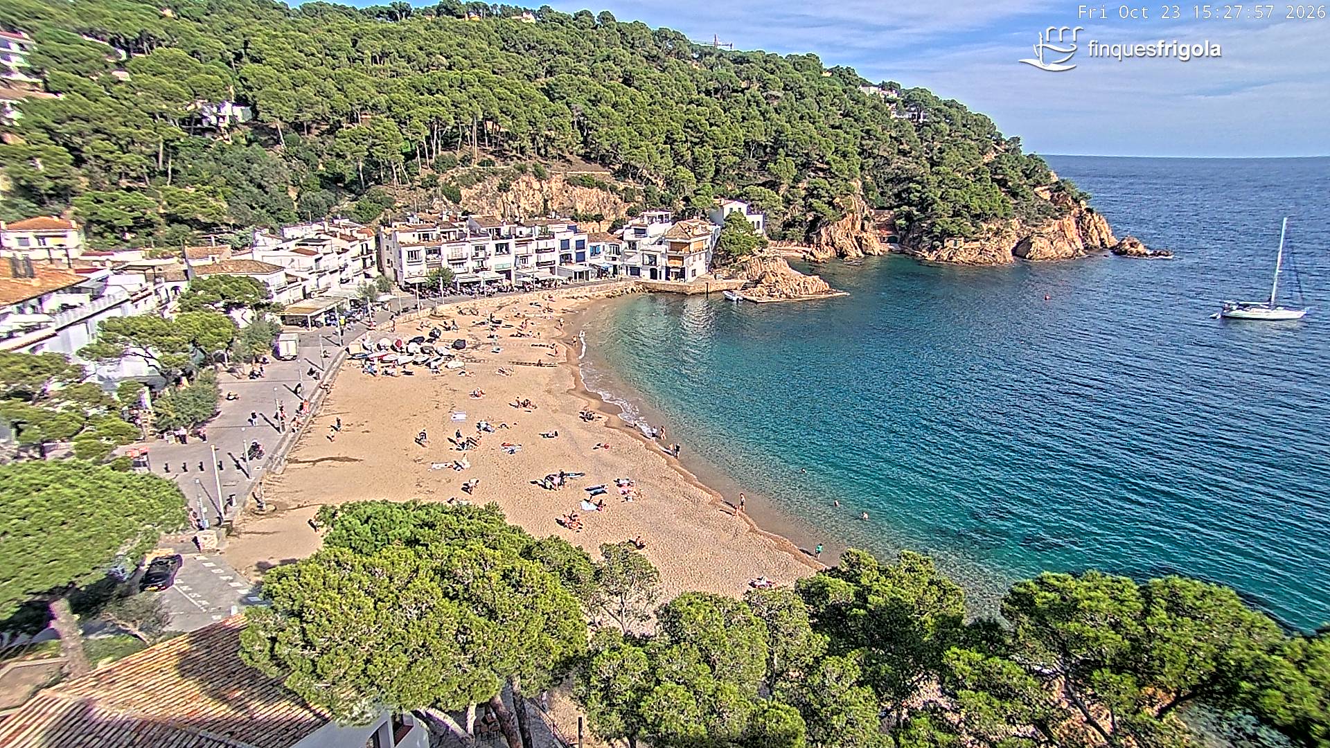Webcam de Tamariu playa