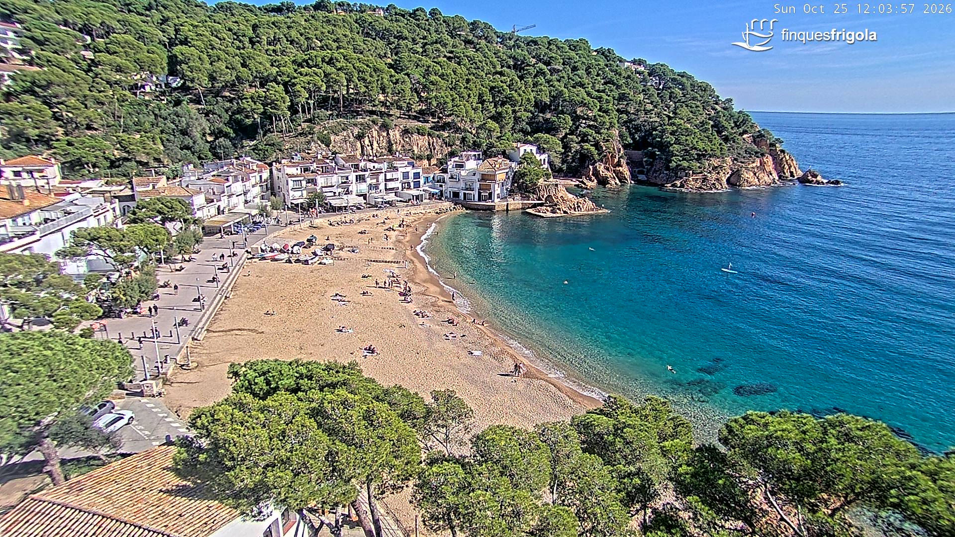Webcam de Tamariu playa