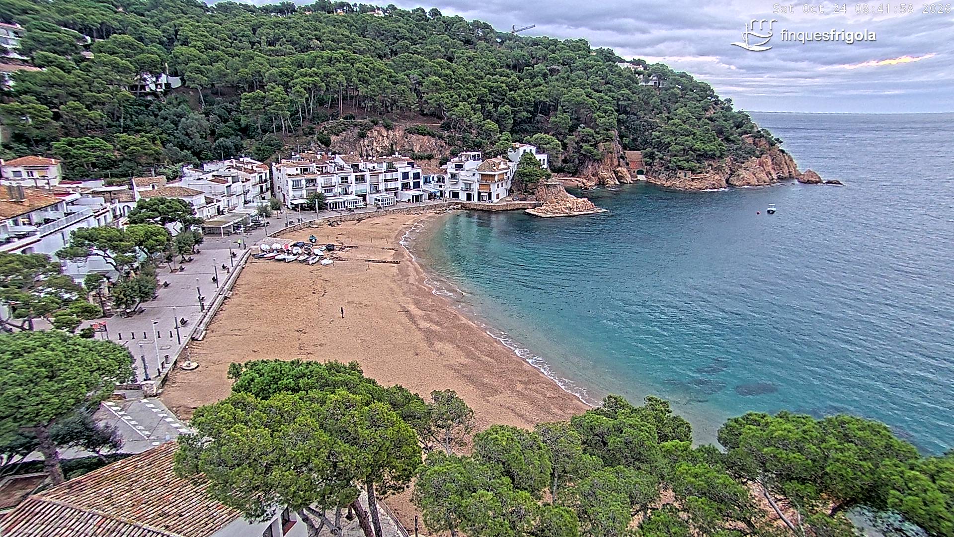 Webcam de Tamariu playa