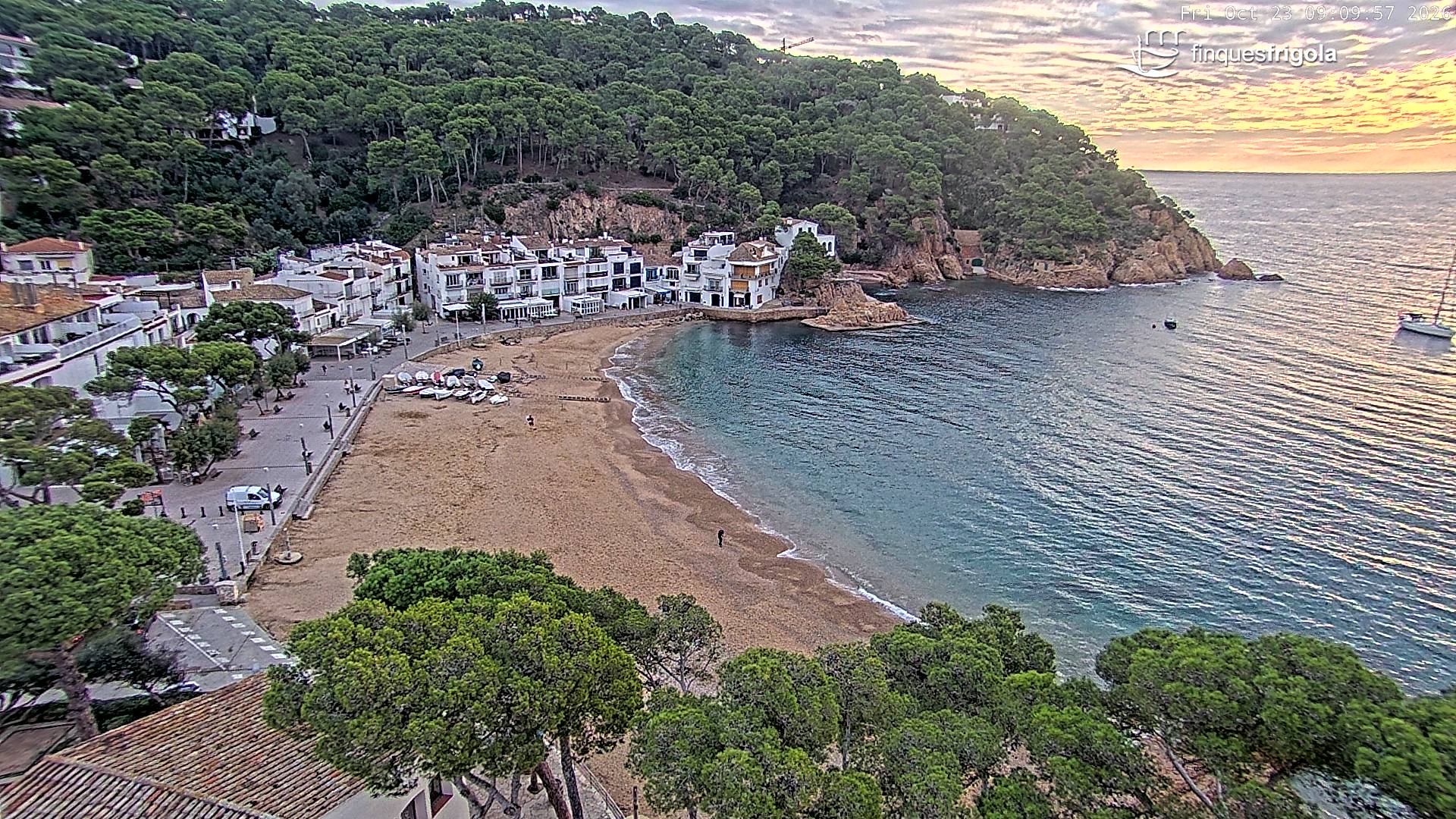 Webcam de Tamariu playa