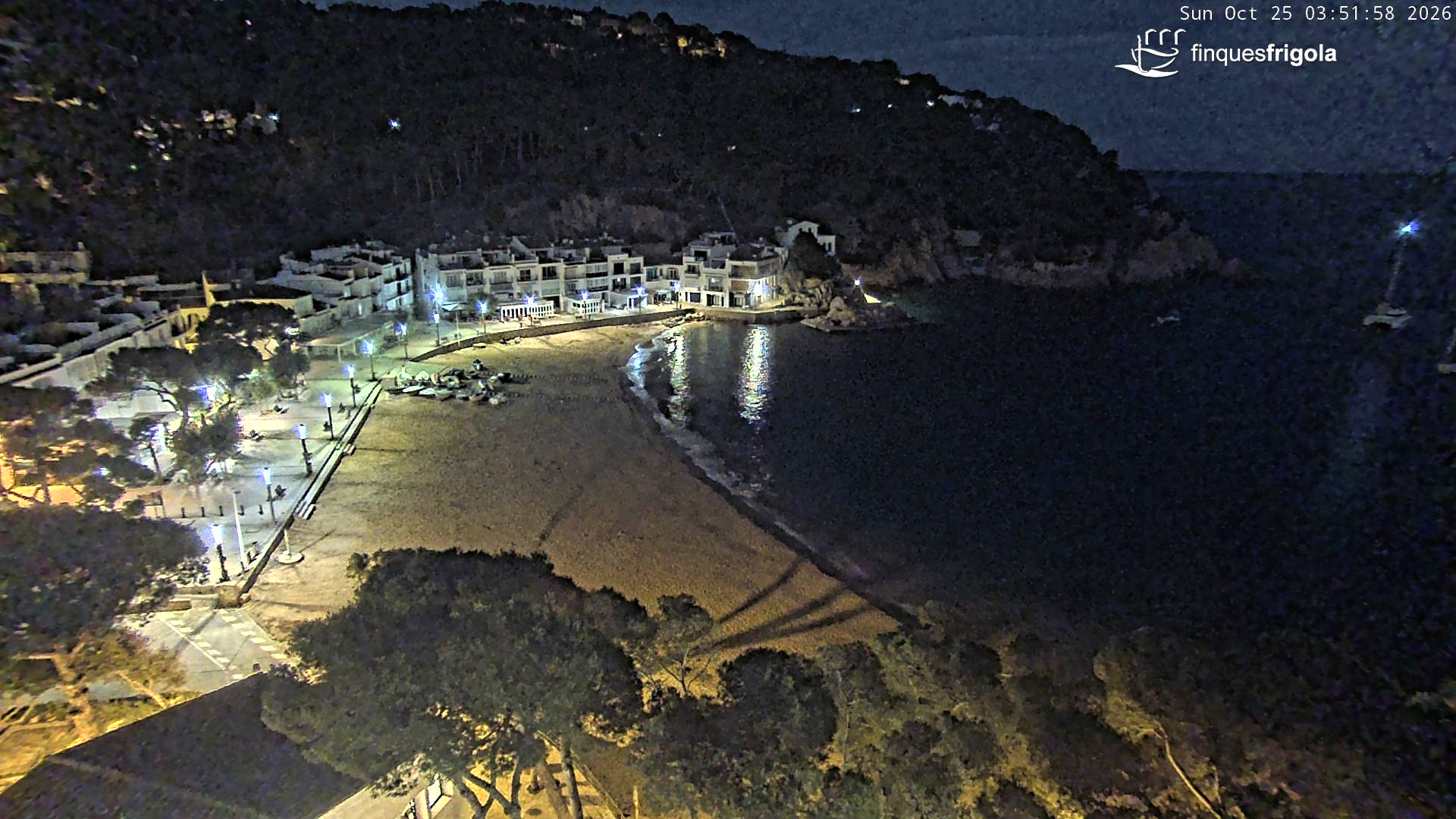 Webcam de Tamariu playa