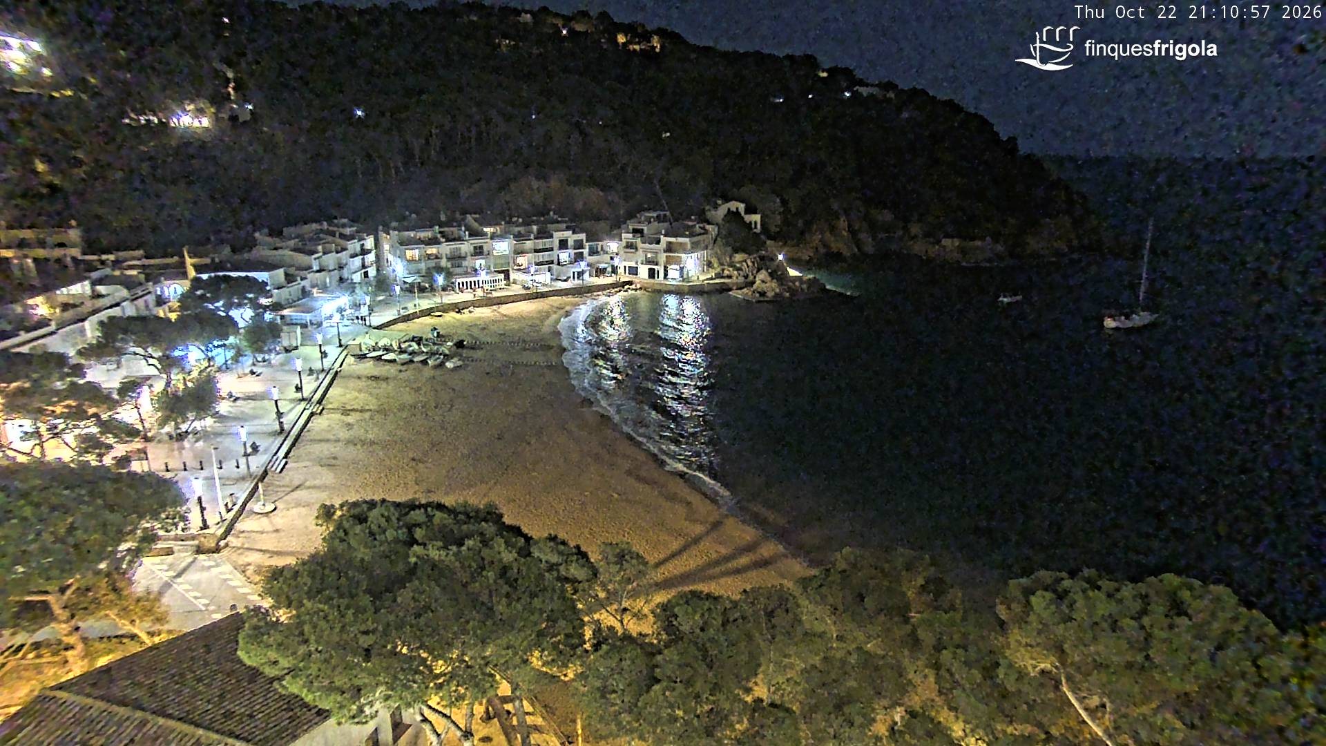 Webcam de Tamariu playa