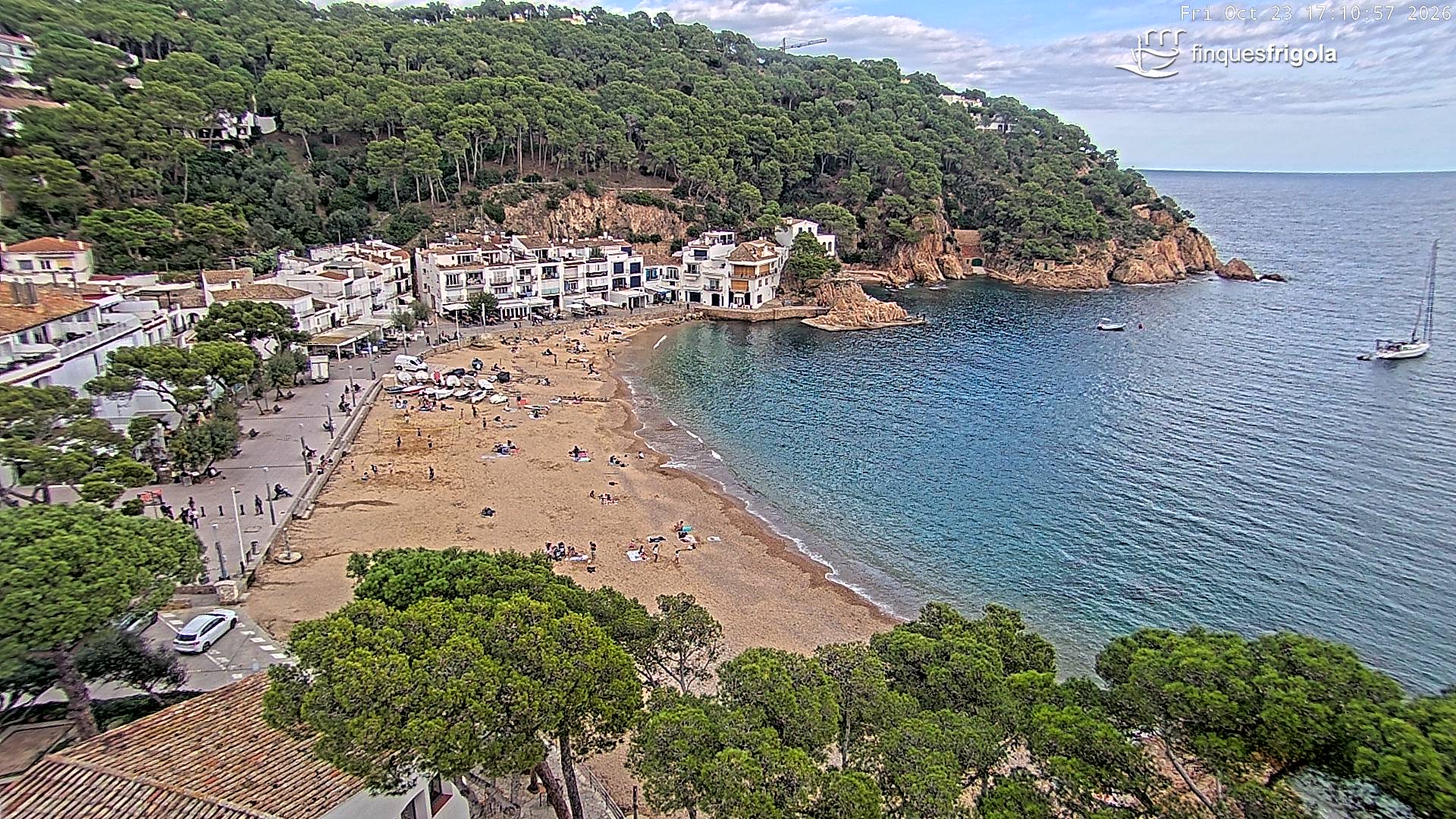 Webcam de Tamariu playa