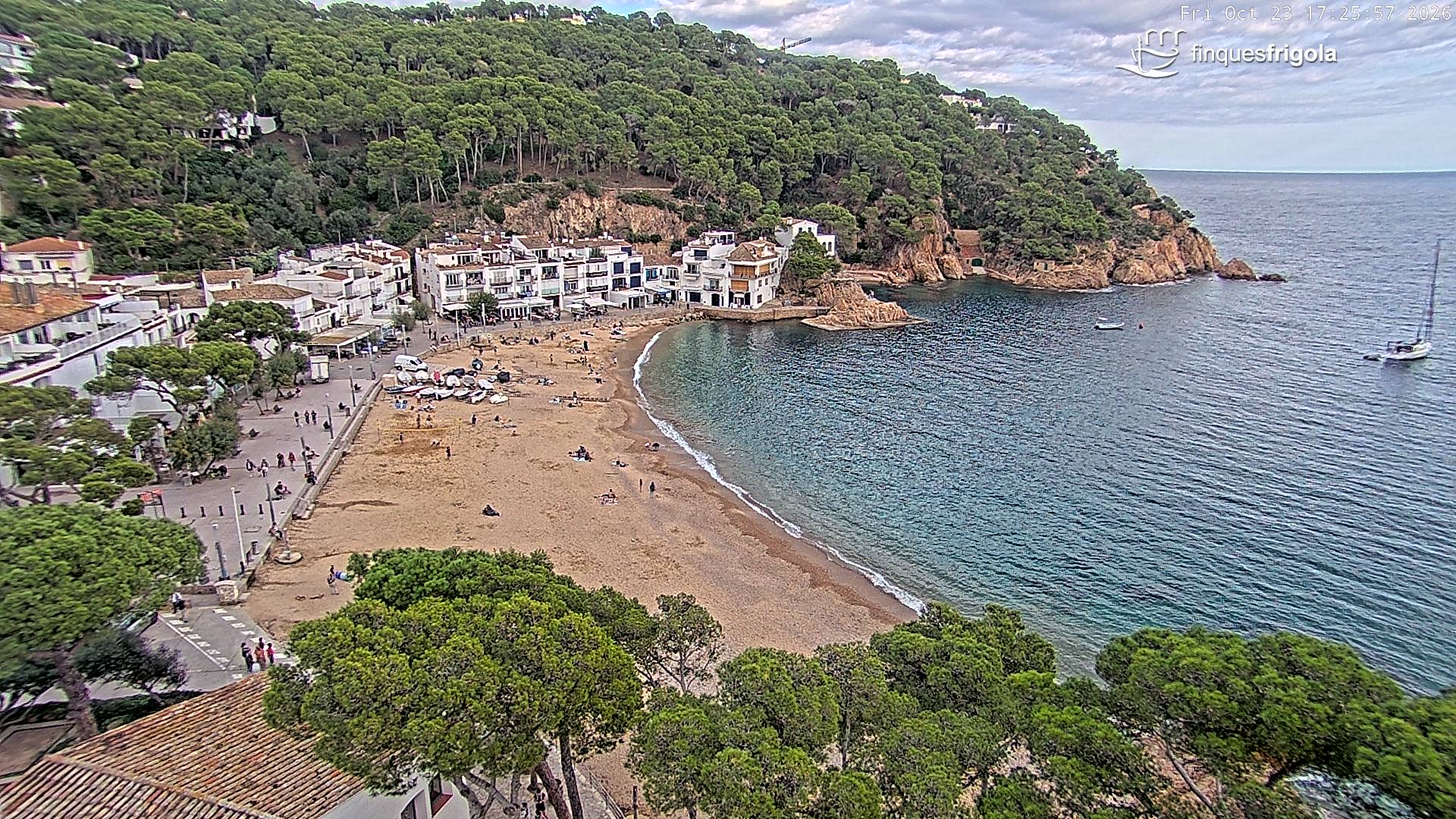 Webcam de Tamariu playa