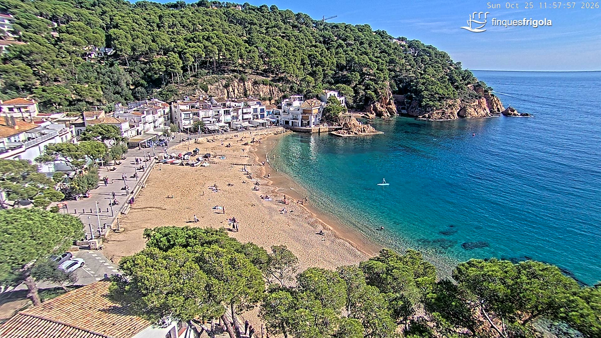 Webcam de Tamariu playa