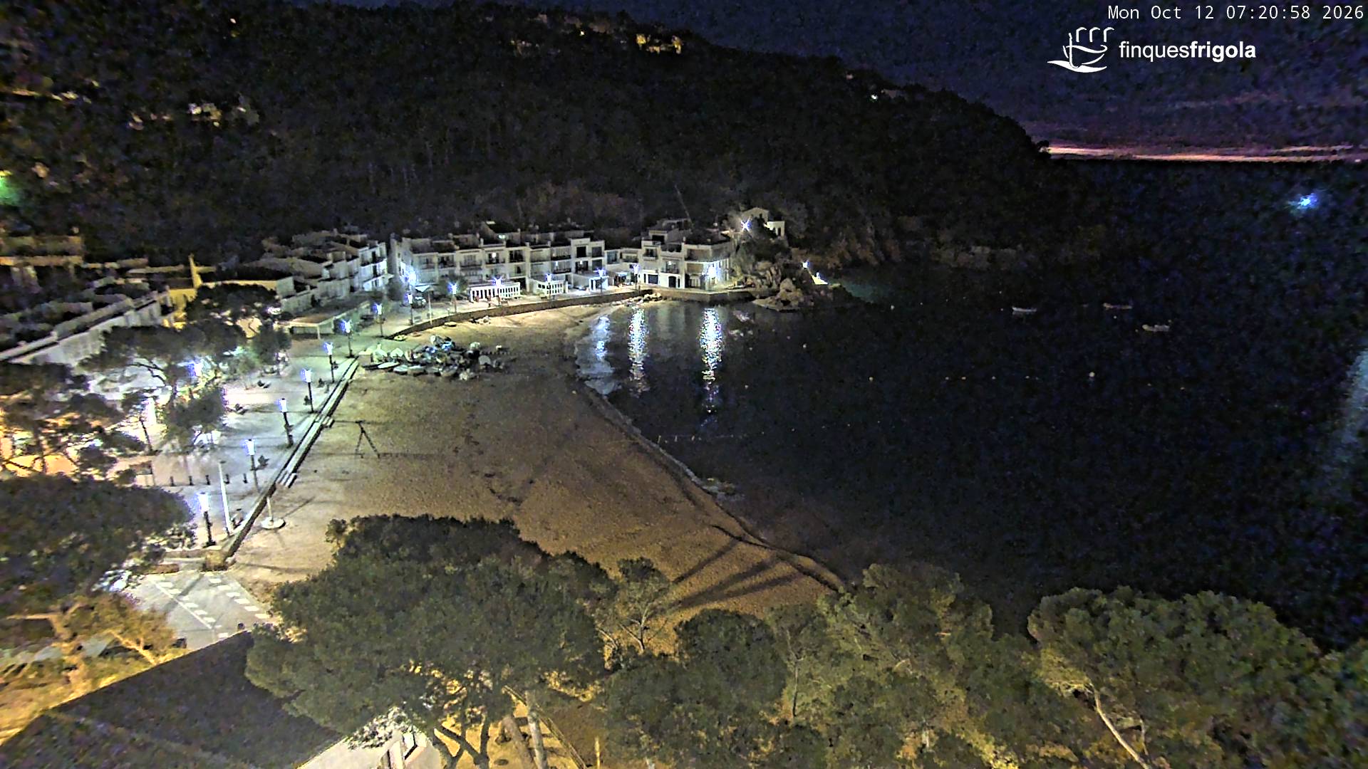 Webcam de Tamariu playa