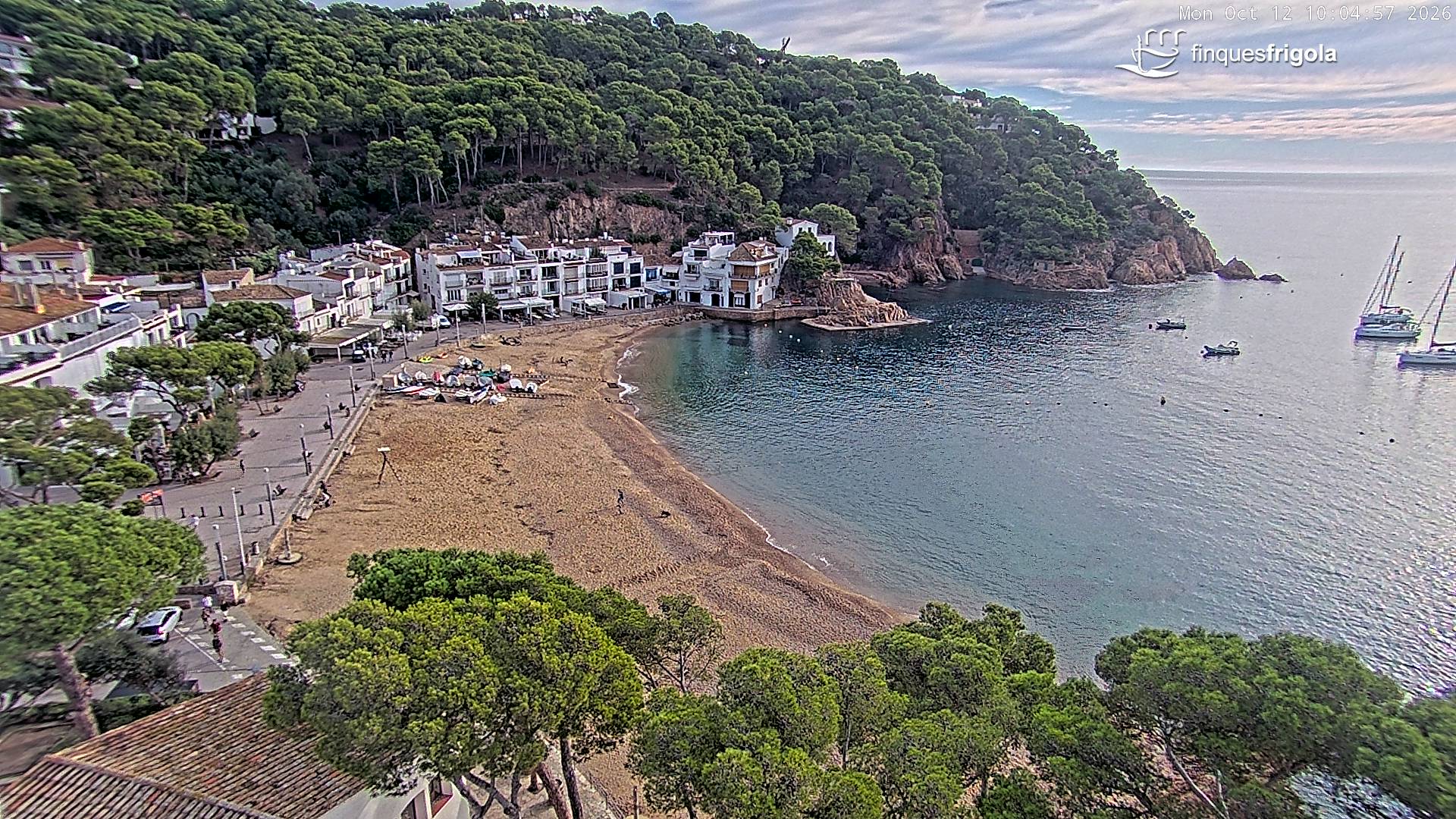 Webcam de Tamariu playa