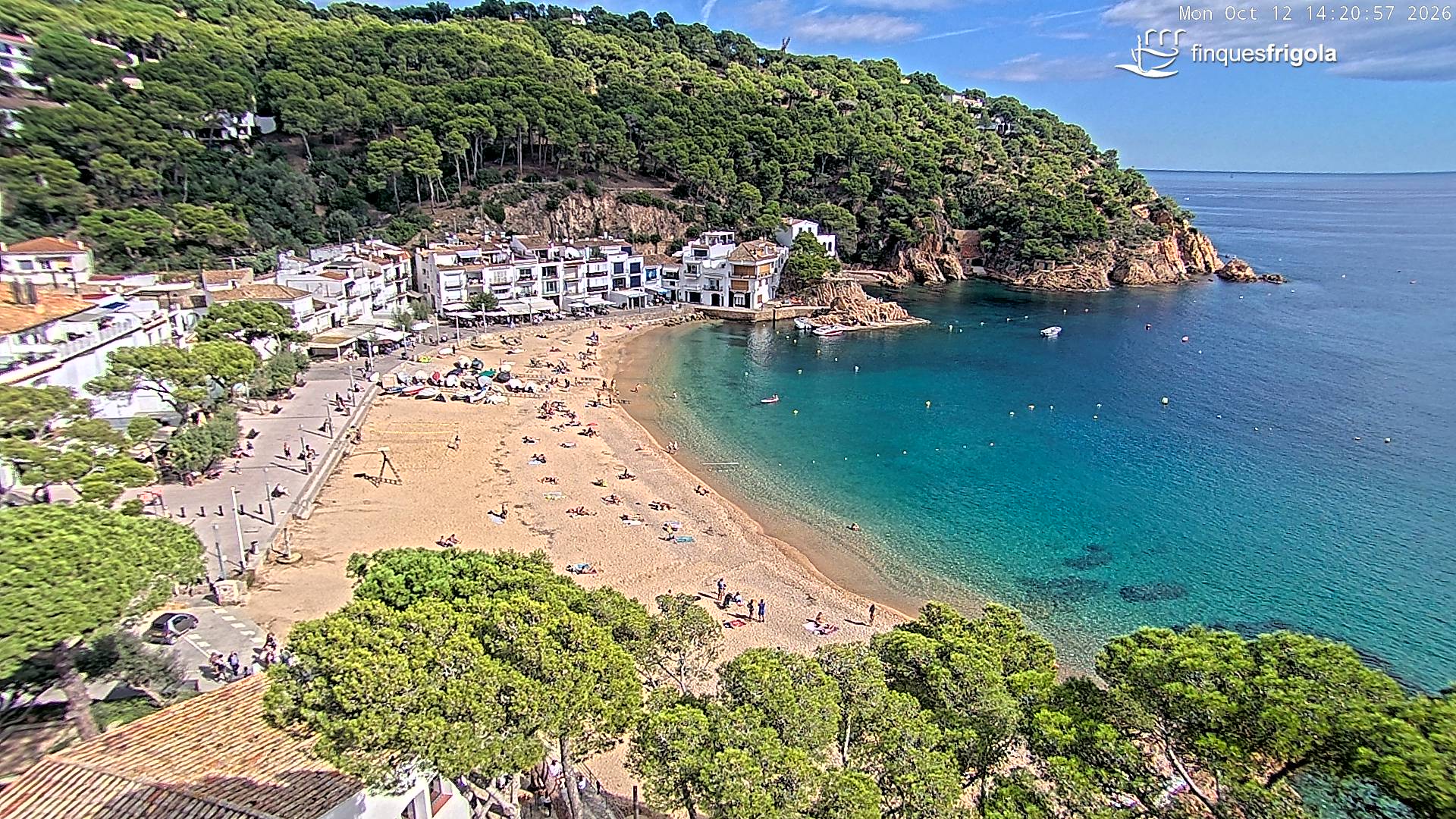 Webcam de Tamariu playa