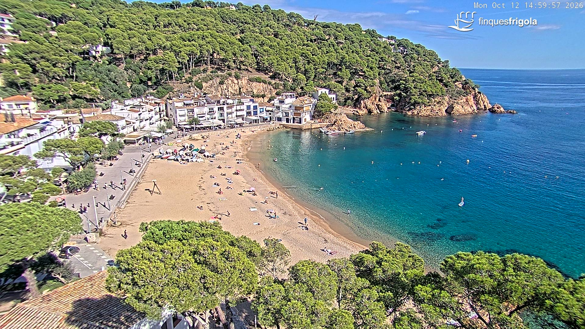 Webcam de Tamariu playa