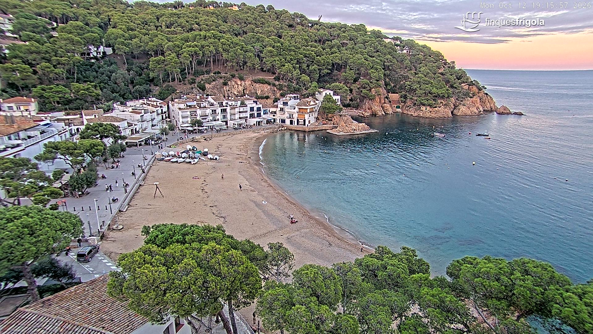 Webcam de Tamariu playa