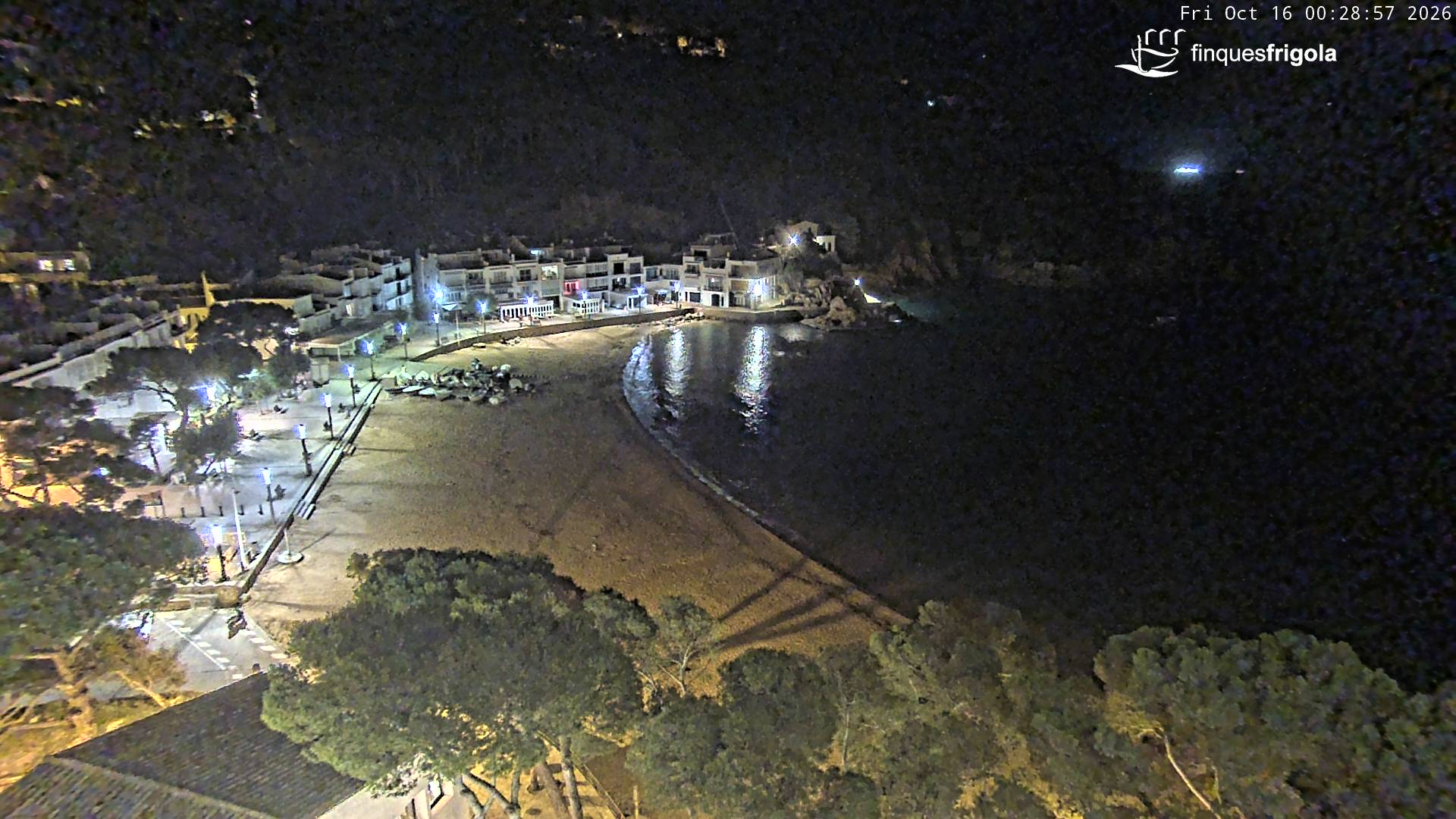 Webcam de Tamariu playa
