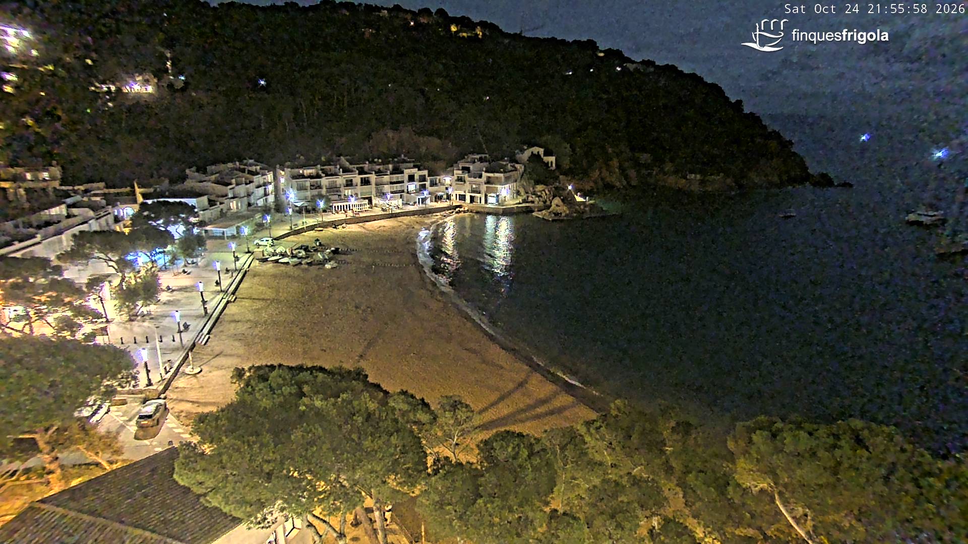 Webcam de Tamariu playa