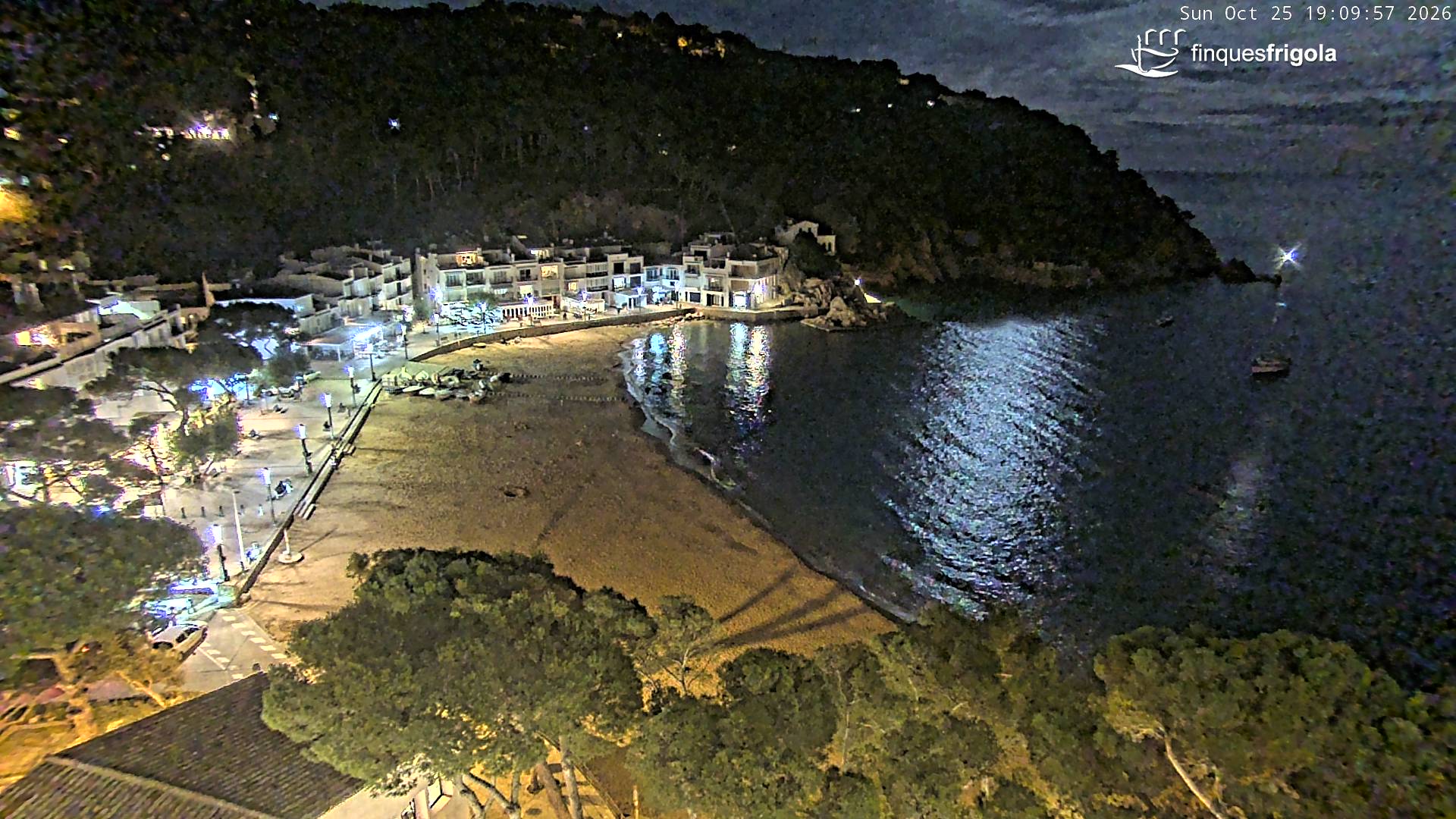 Webcam de Tamariu playa