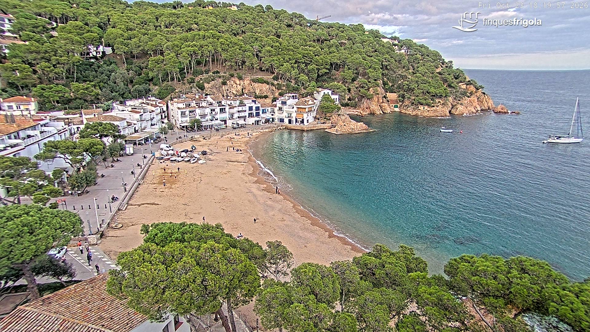Webcam de Tamariu playa